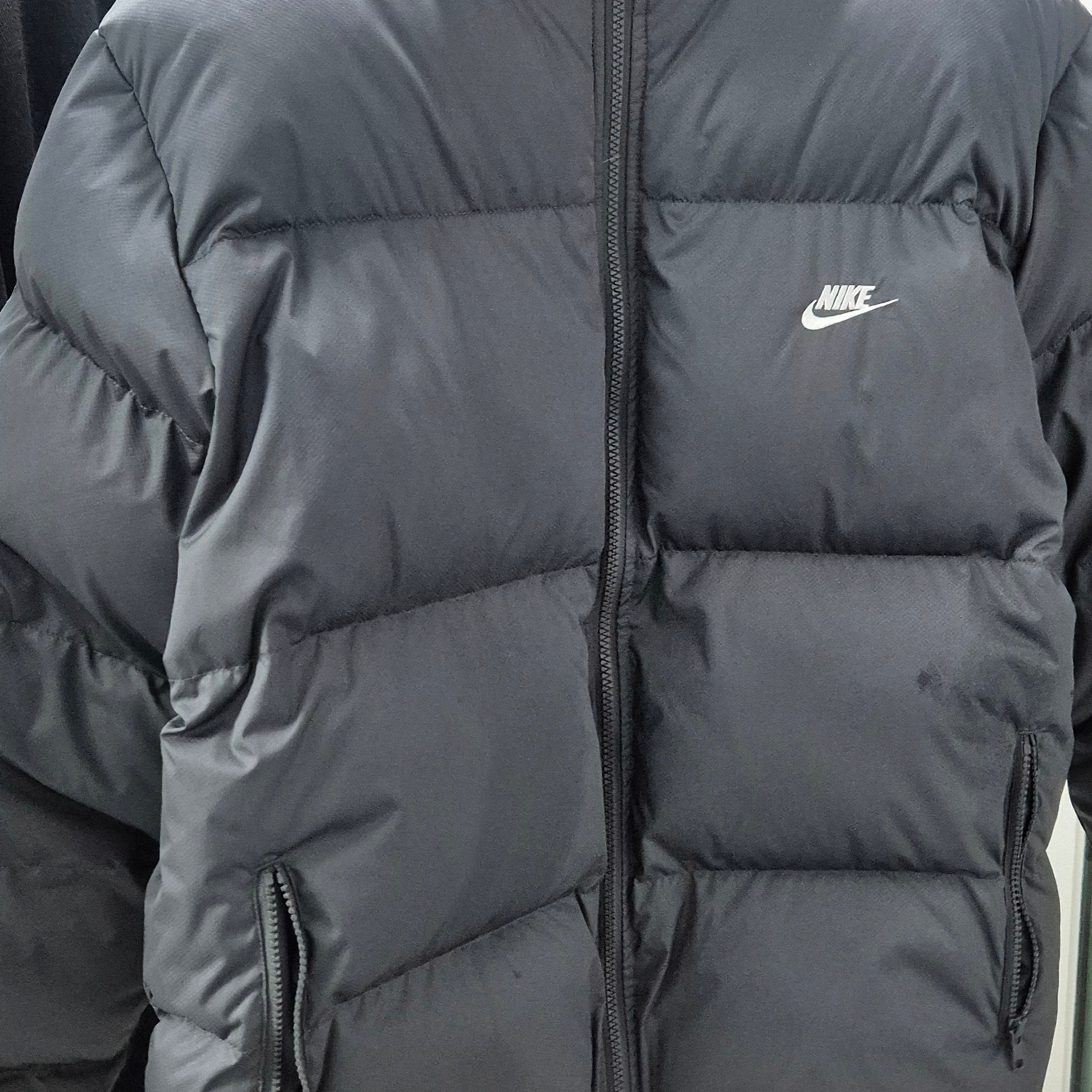 Nike NSW Puffer Jacket Iron Grey - Asia 착용 스타일