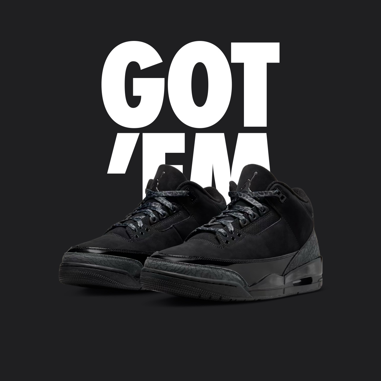 Jordan 3 Retro Black Cat 2025 착용 스타일