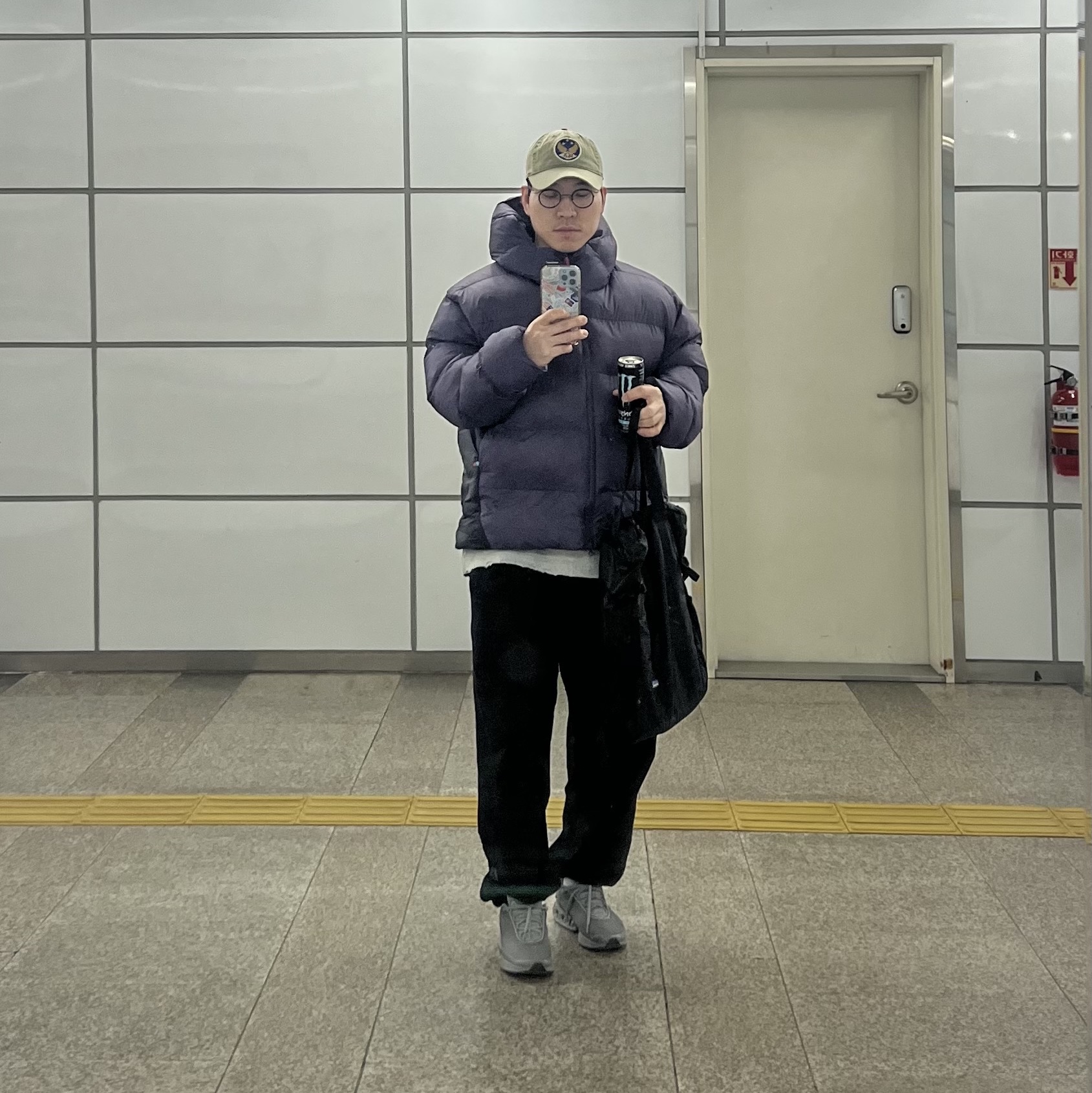 Nike ACG Therma-Fit ADV Lunar Lake Loose Hooded Jacket Dark Raisin Black - Asia 착용 스타일