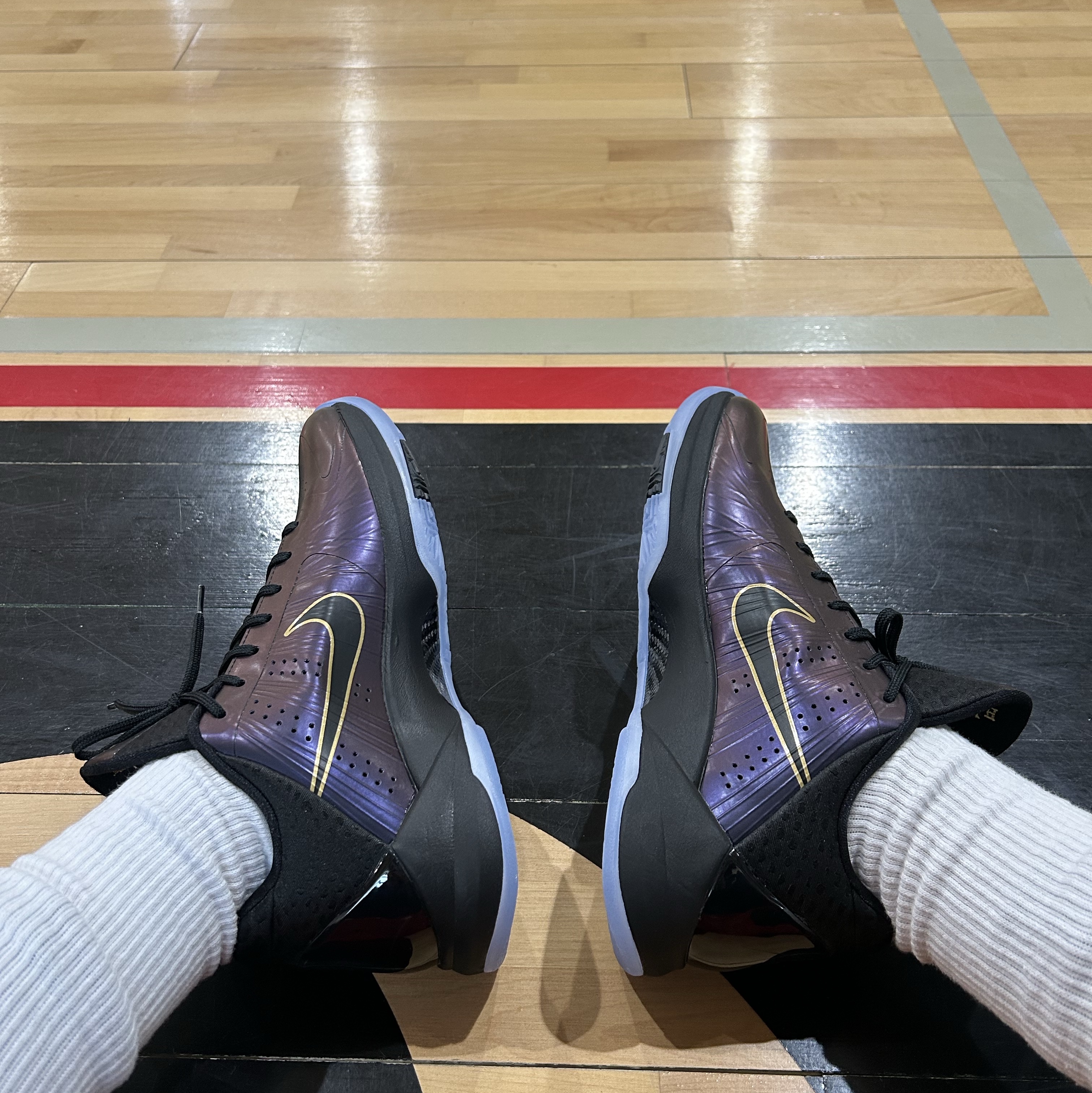 Nike Kobe 5 Protro Year of the Mamba Eggplant 착용 스타일 - 1