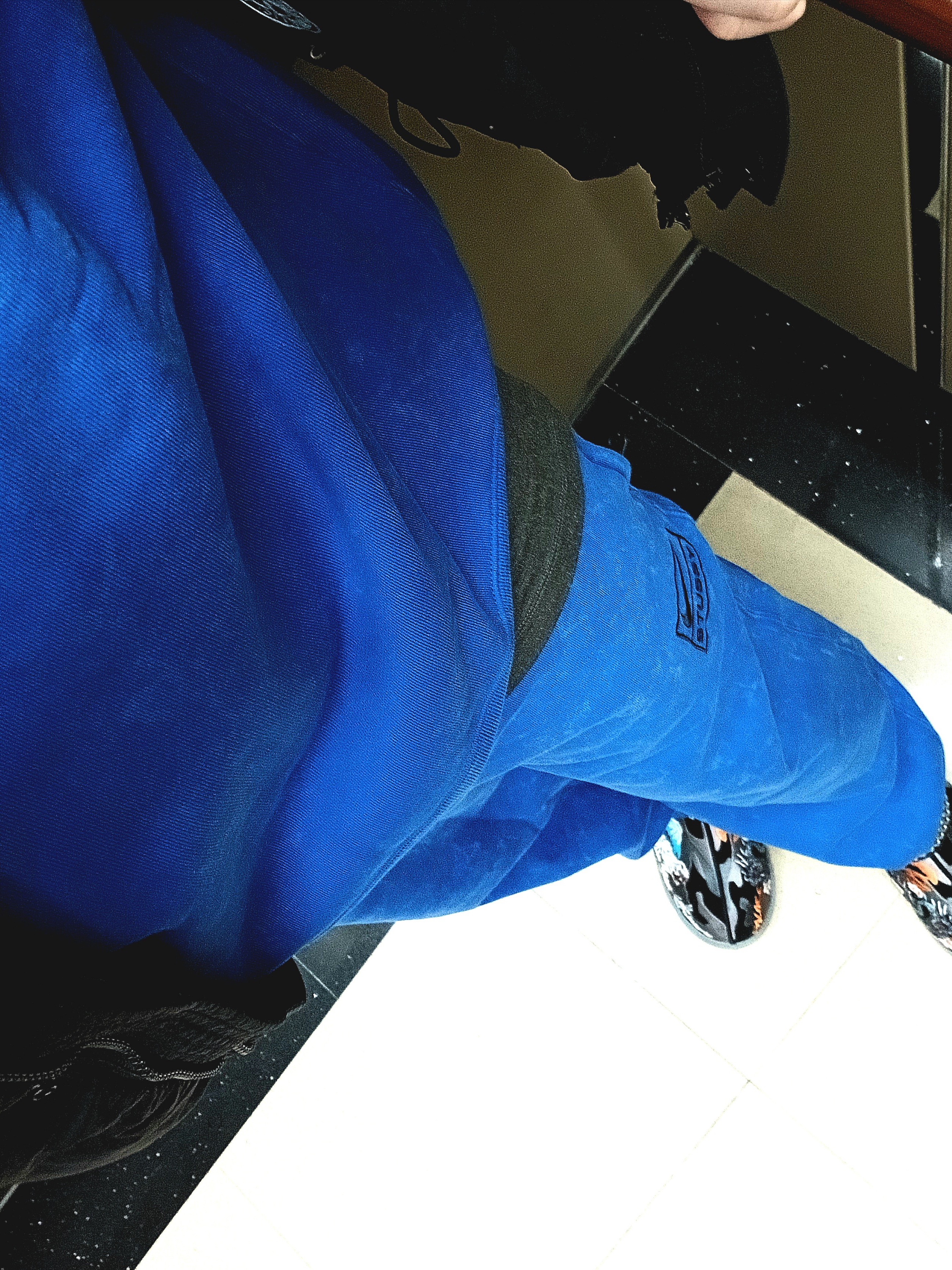 Nike x Stussy NRG Acid Washed Crewneck Game Royal (DR4024-480), Stone Island G0419 Nylon Metal in Econyl Down Zip Vest with Anti Drop Black - 24FW 착용 스타일 - 2