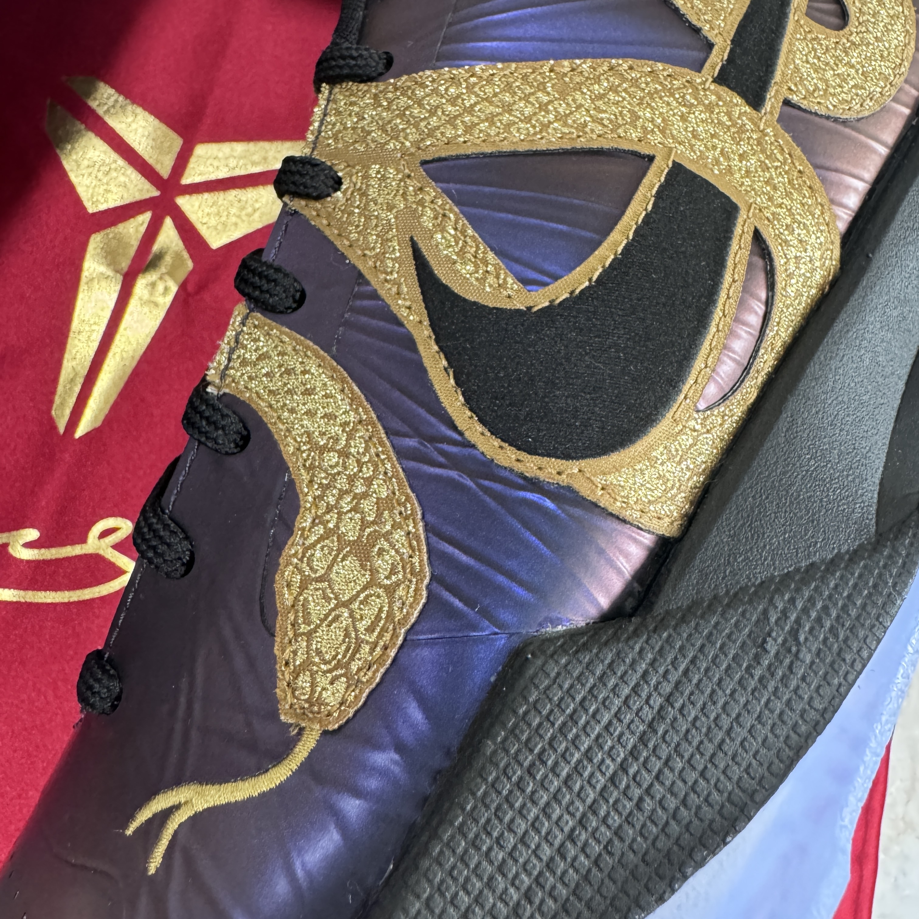 Nike Kobe 5 Protro Year of the Mamba Eggplant 착용 스타일 - 4