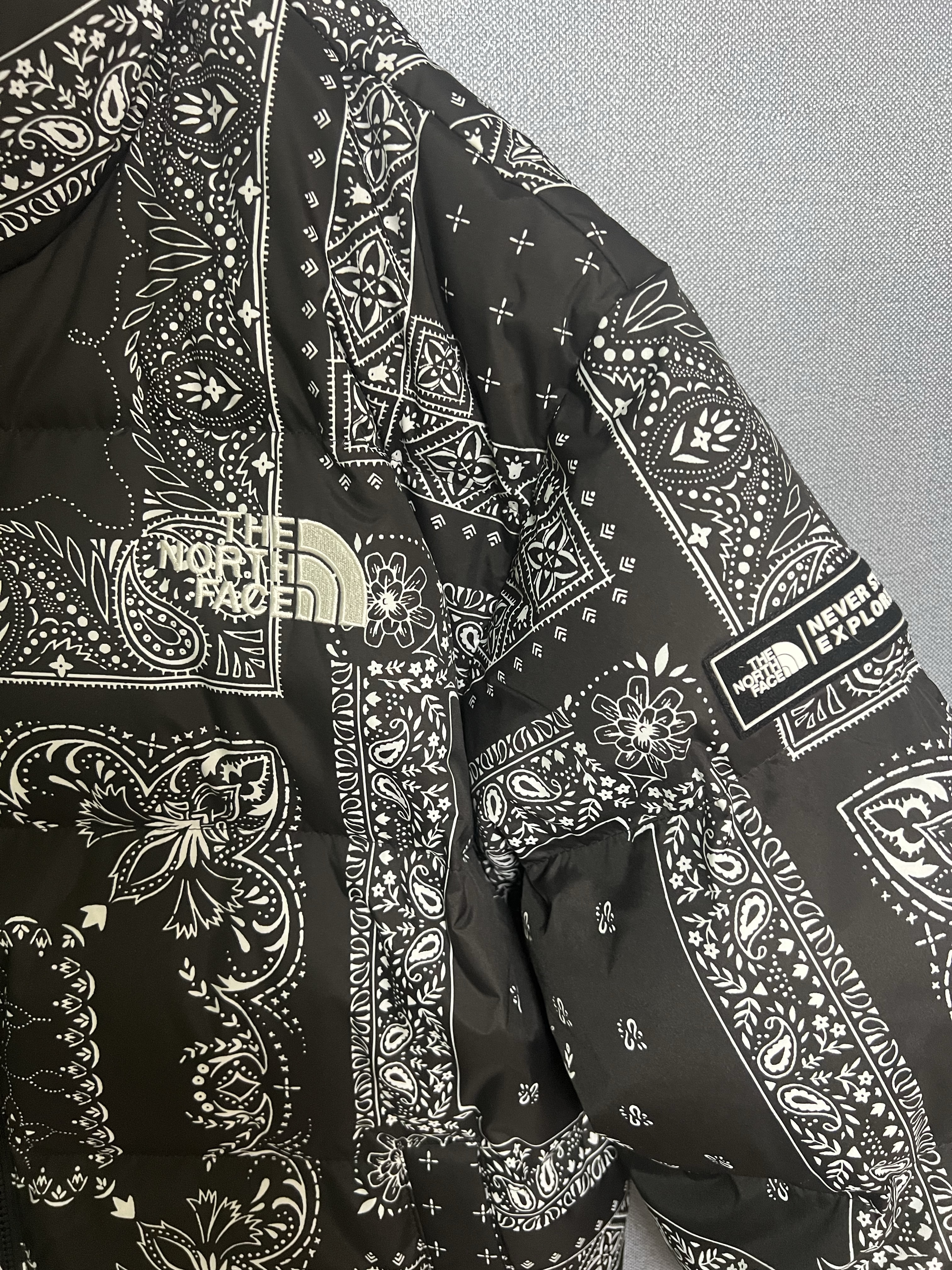 The North Face Novelty Lofty Down Jacket Real Black 착용 스타일