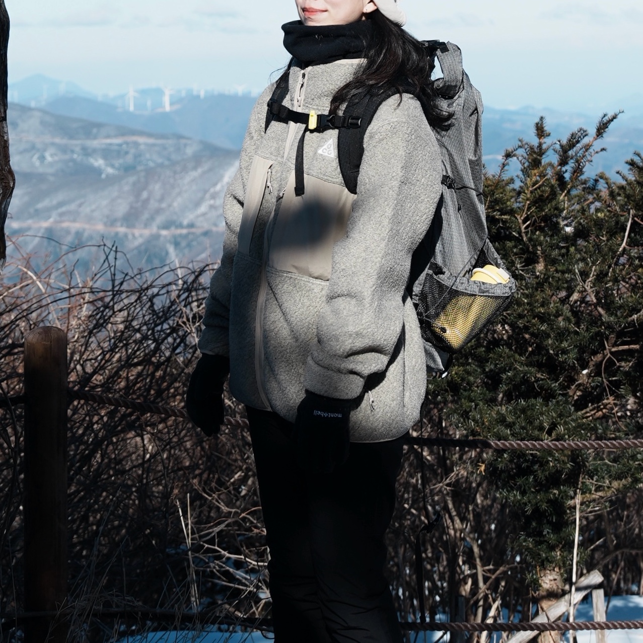 Nike ACG Arctic Wolf Full Zip Top Khaki Light Iron Ore - Asia 착용 스타일