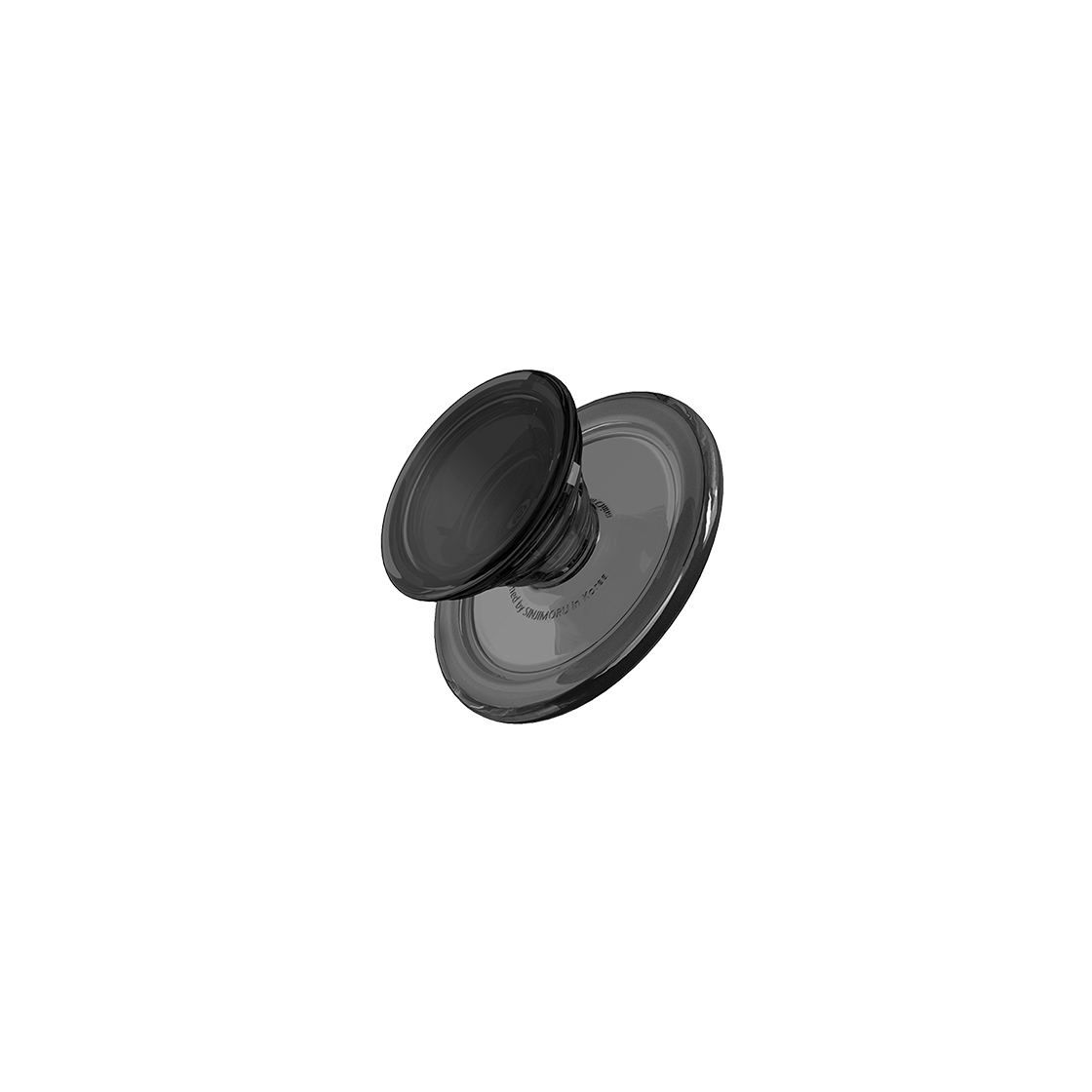 S300500001 SINJIMORU MagSafe Grip Tipi Tok Transparent iPhone Holder Black