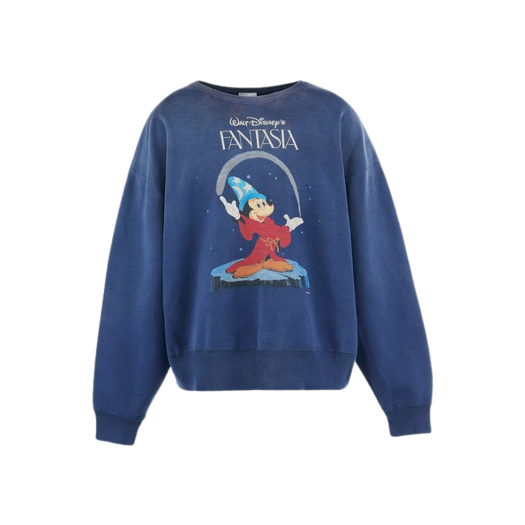 Saint Mxxxxxx x Disney Fantasia Crewneck Sweatshirt Navy - 25SS