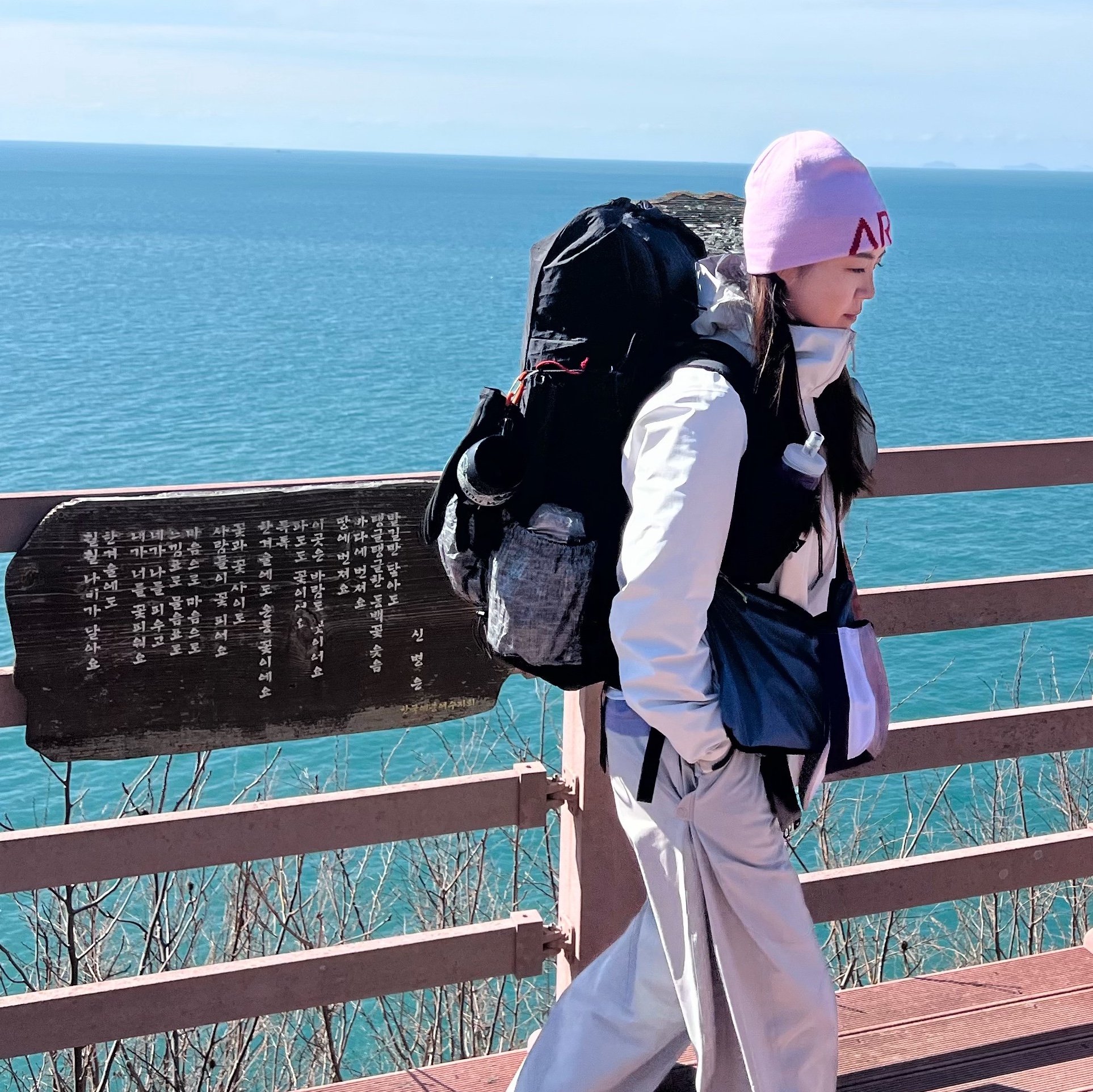 Arc'teryx Word Head Toque Storm Glow 착용 스타일 - 2