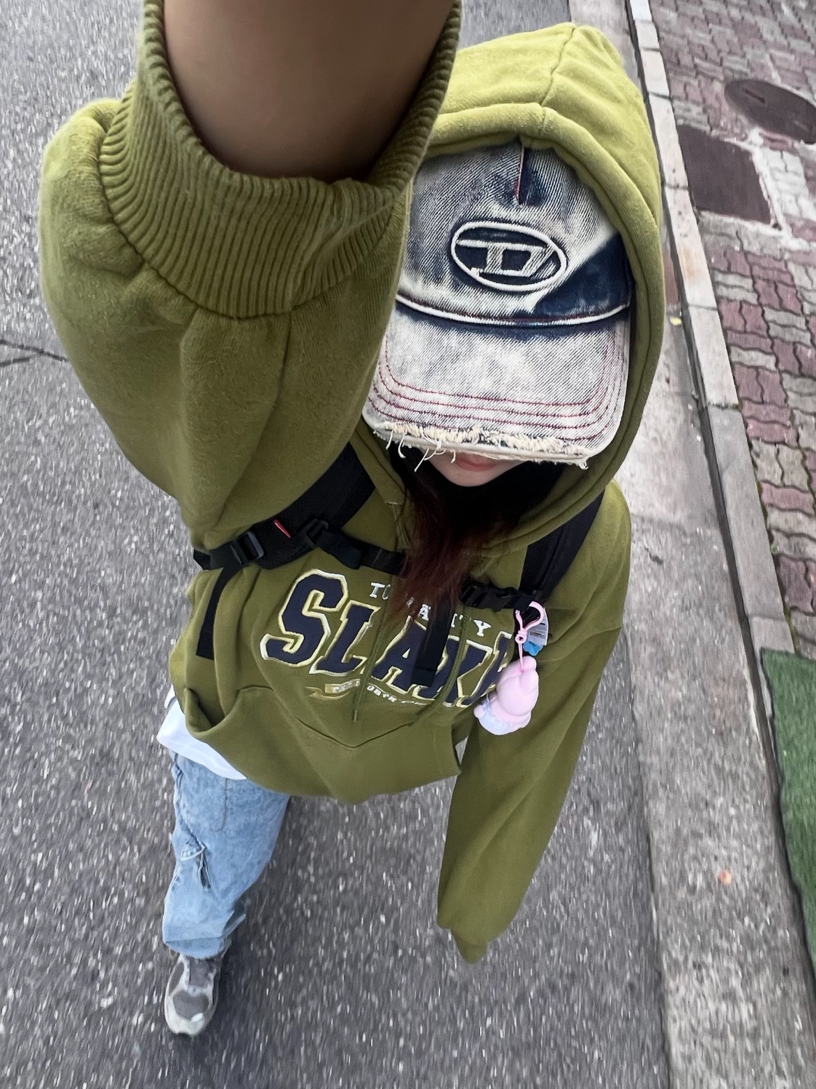 Supreme Backpack Black - 22SS, Diesel C-Seymon Treated Denim Baseball Cap Blue White 착용 스타일