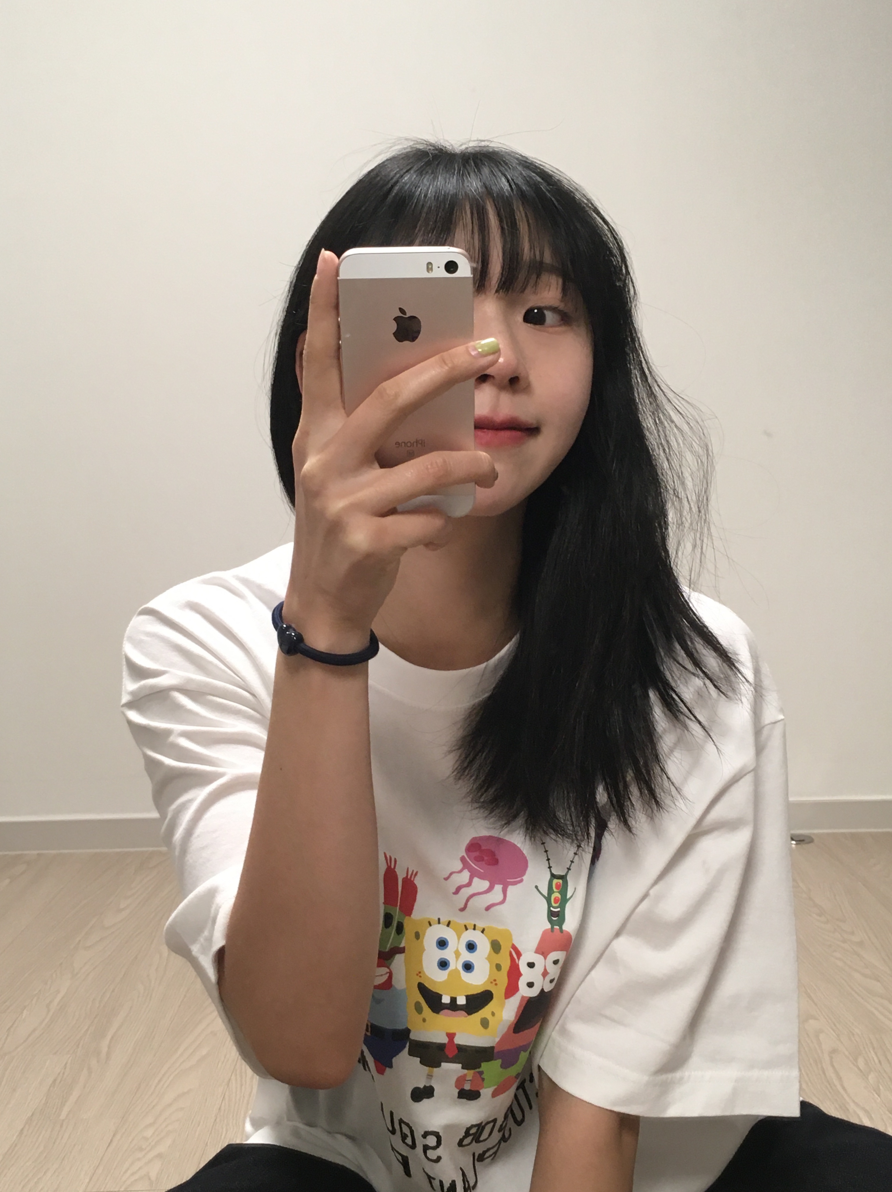 Uniqlo UT x CPFM x SpongeBob Graphic T-Shirt A White - KR 착용 스타일