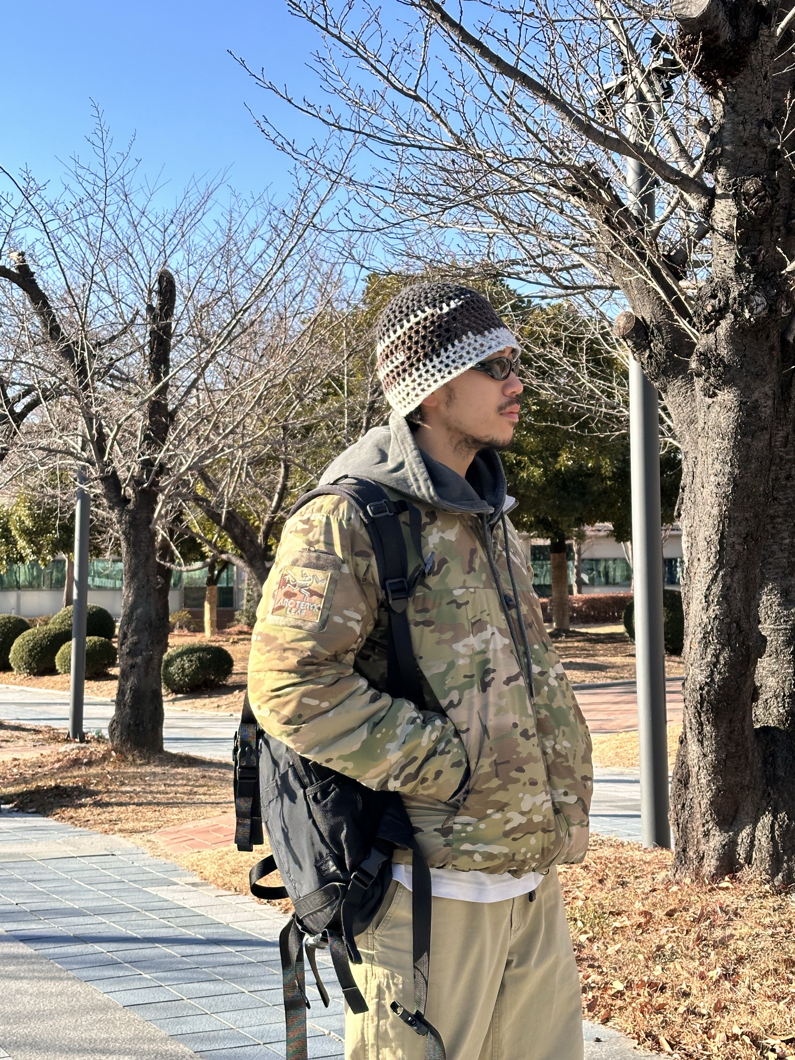 Arc'teryx LEAF Cold WX Jacket LT Gen 2 Crocodile, Birkenstock Boston Oiled Leather Habana - Regular 착용 스타일 - 2