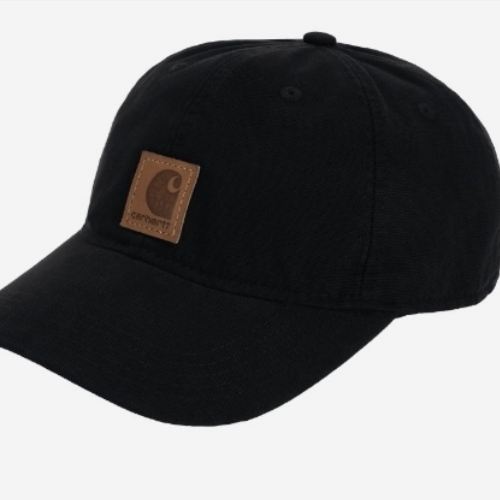 Carhartt Canvas Cap Black 착용 스타일