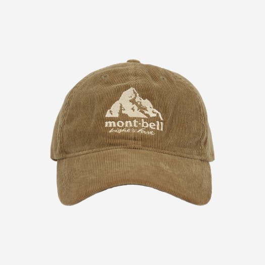 JBEXWUCW152 Montbell CS Corduroy Cap Beige