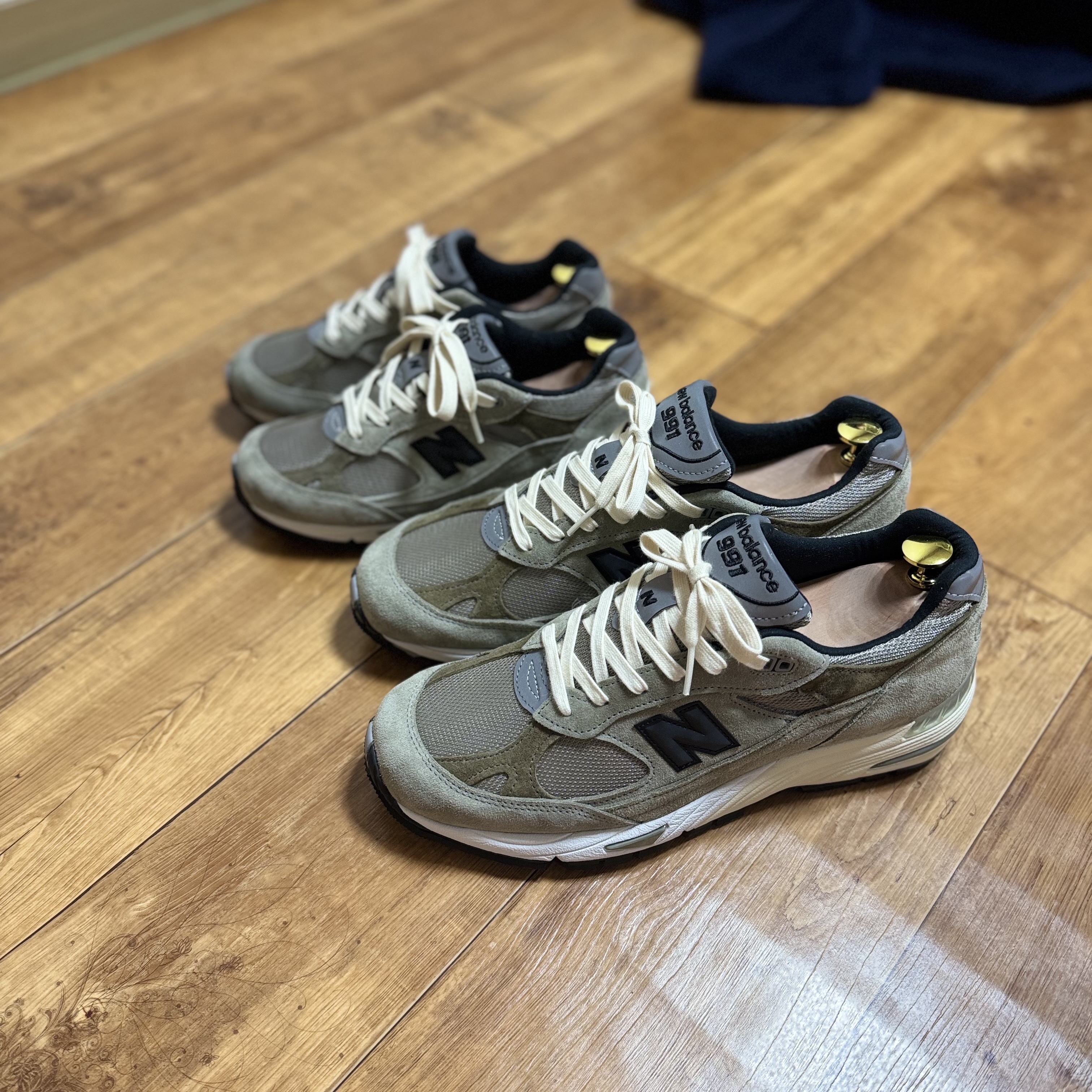 New Balance x JJJJound 991 Made in UK Grey, (W) New Balance x JJJJound 991 Made in UK Grey 착용 스타일 - 2