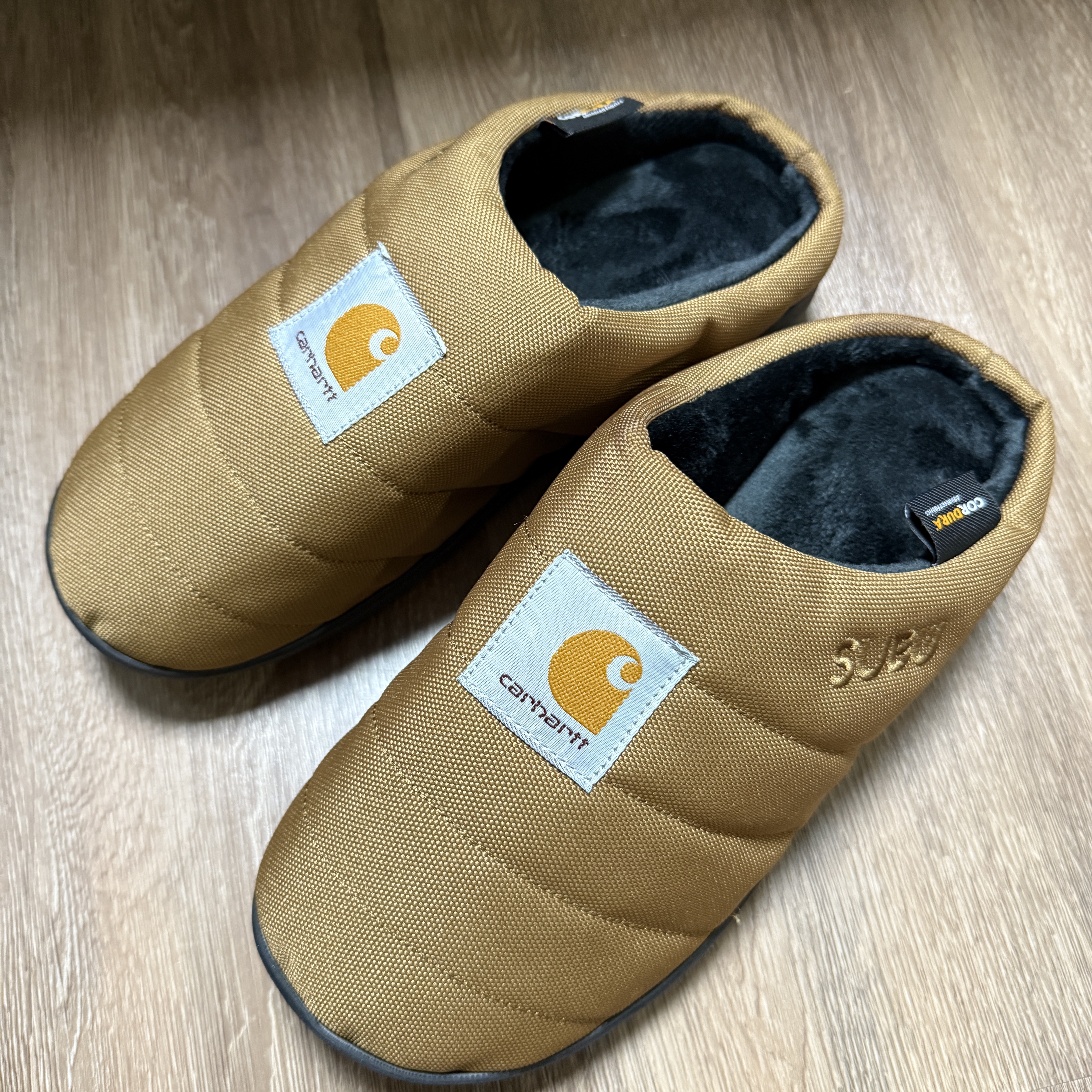 Subu x Carhartt WIP Cordura Sandal Hamilton Brown 착용 스타일 - 1