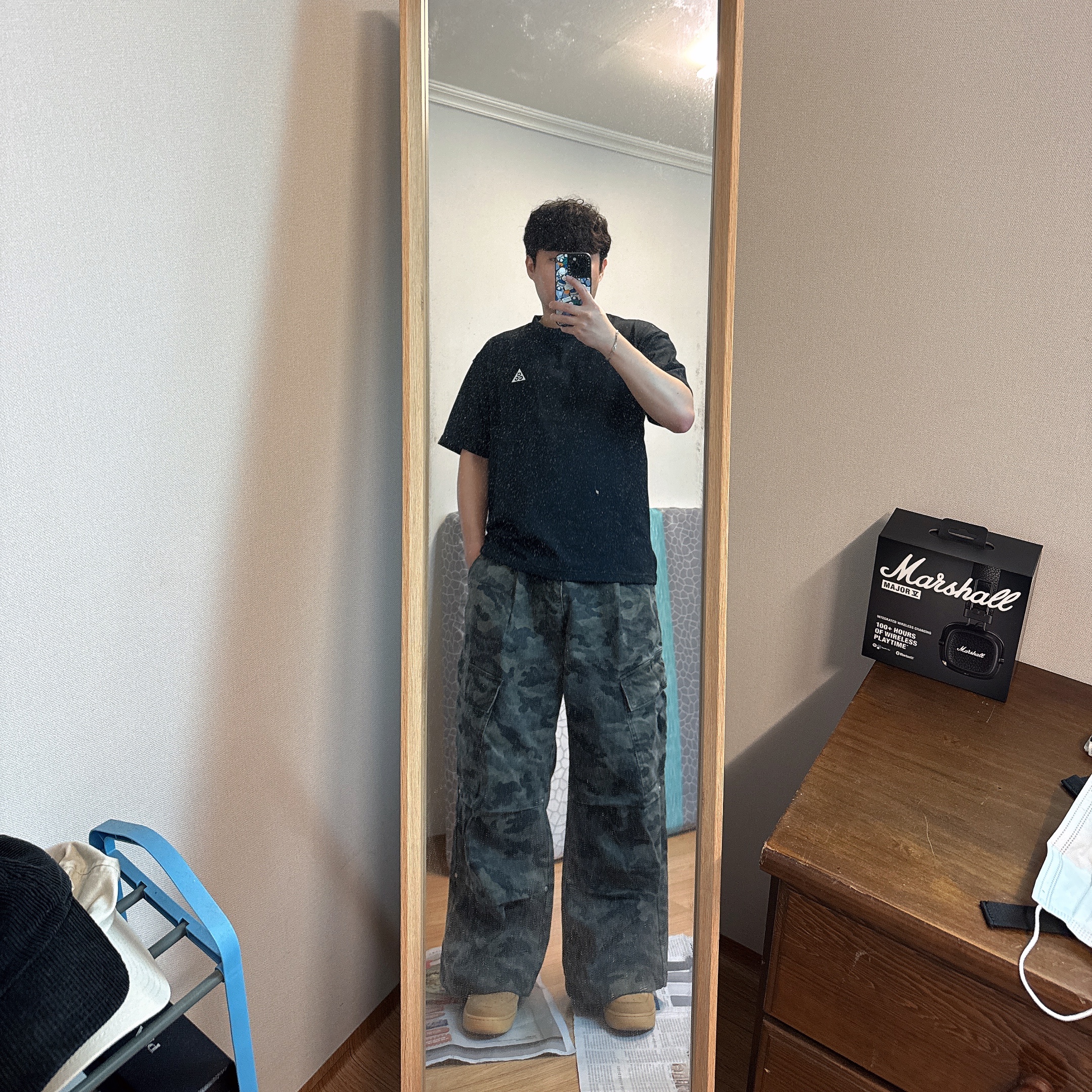 Nike ACG LBR T-Shirt Black - Asia 착용 스타일