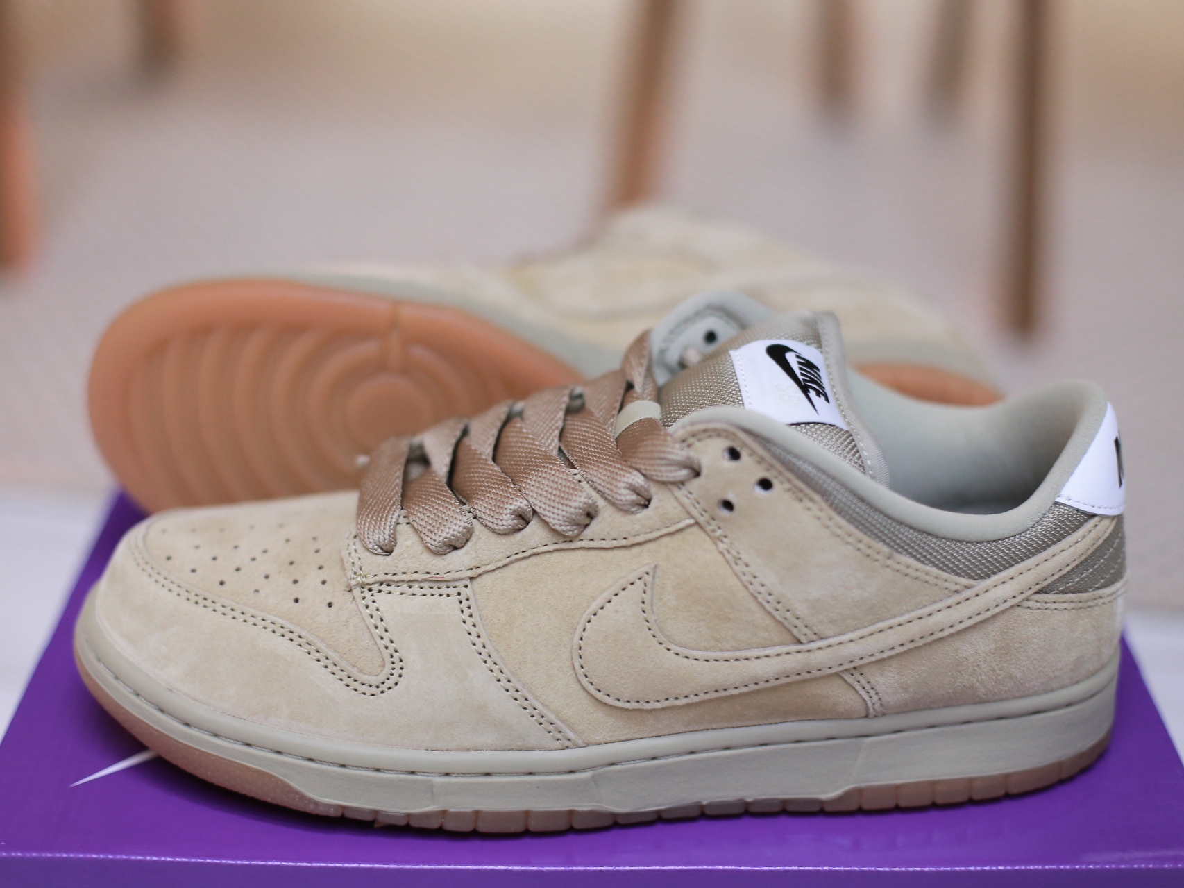 Nike SB Dunk Low Pro B Parachute Beige 착용 스타일 - 4