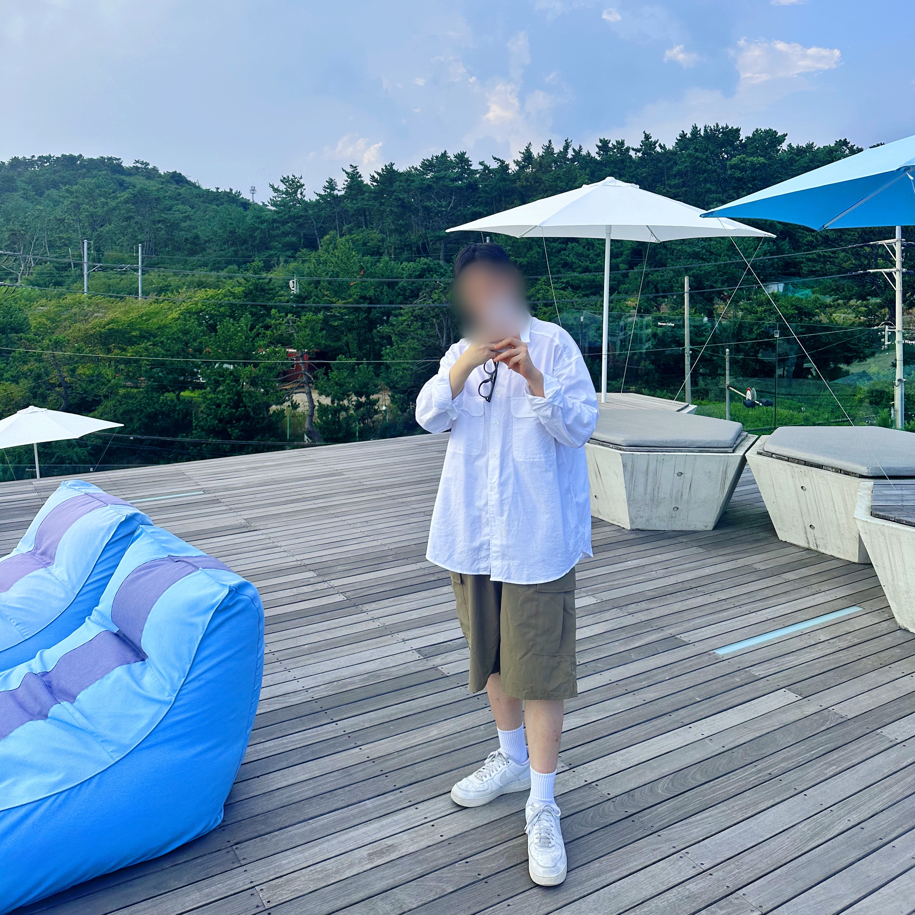 Nike Air Force 1 '07 Low White 착용 스타일