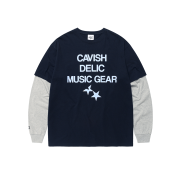 CAVISH Delic Layered LS T-Shirt Navy
