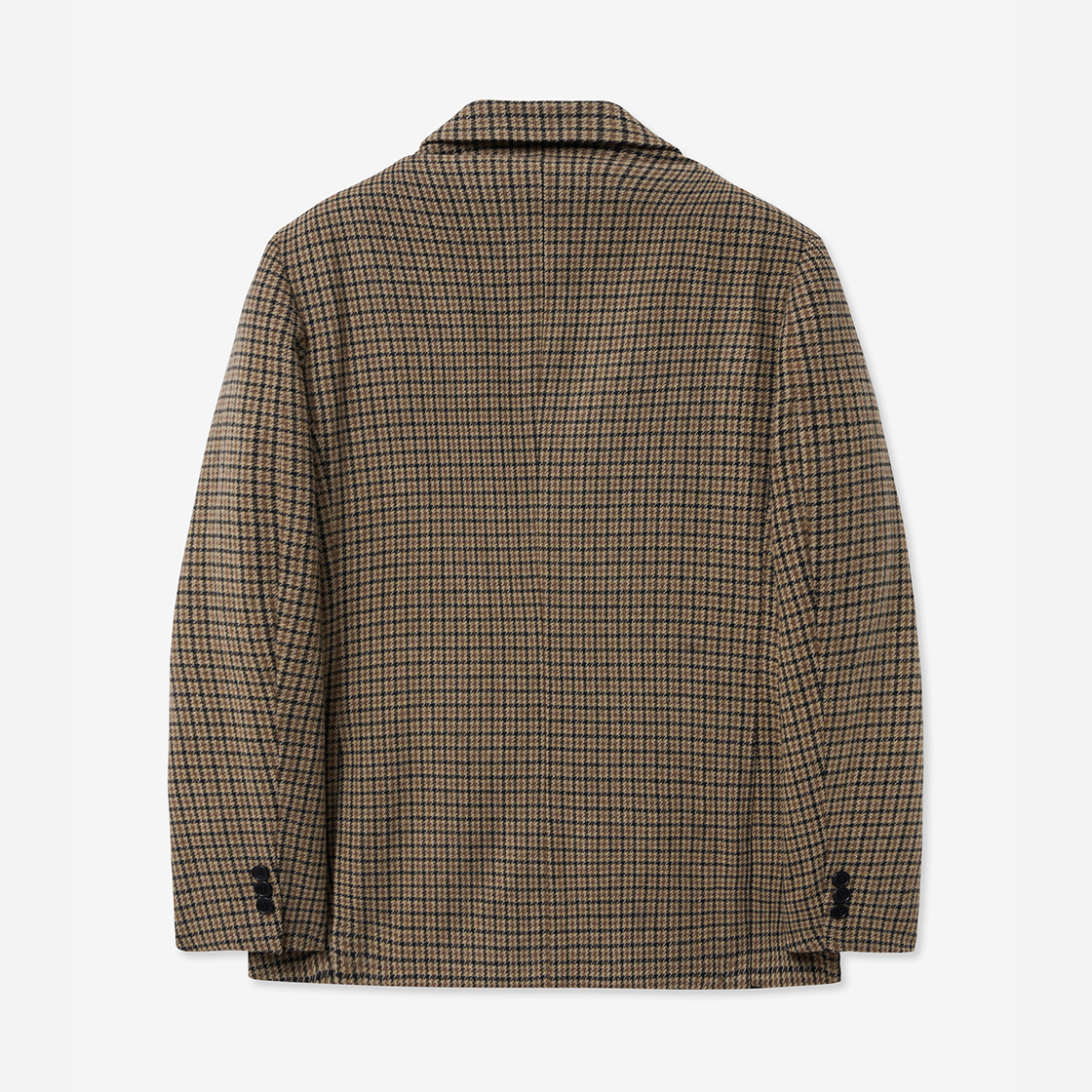 티엔지티 베이지 FratBoy 싱글브레스트 건클럽 체크 울 블레이저(TNGT FratBoy Single Brest Gun Club Check Wool Blazer Beige) - 2