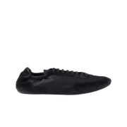 (W) Prada Collapse Re-Nylon and Suede Sneakers Black
