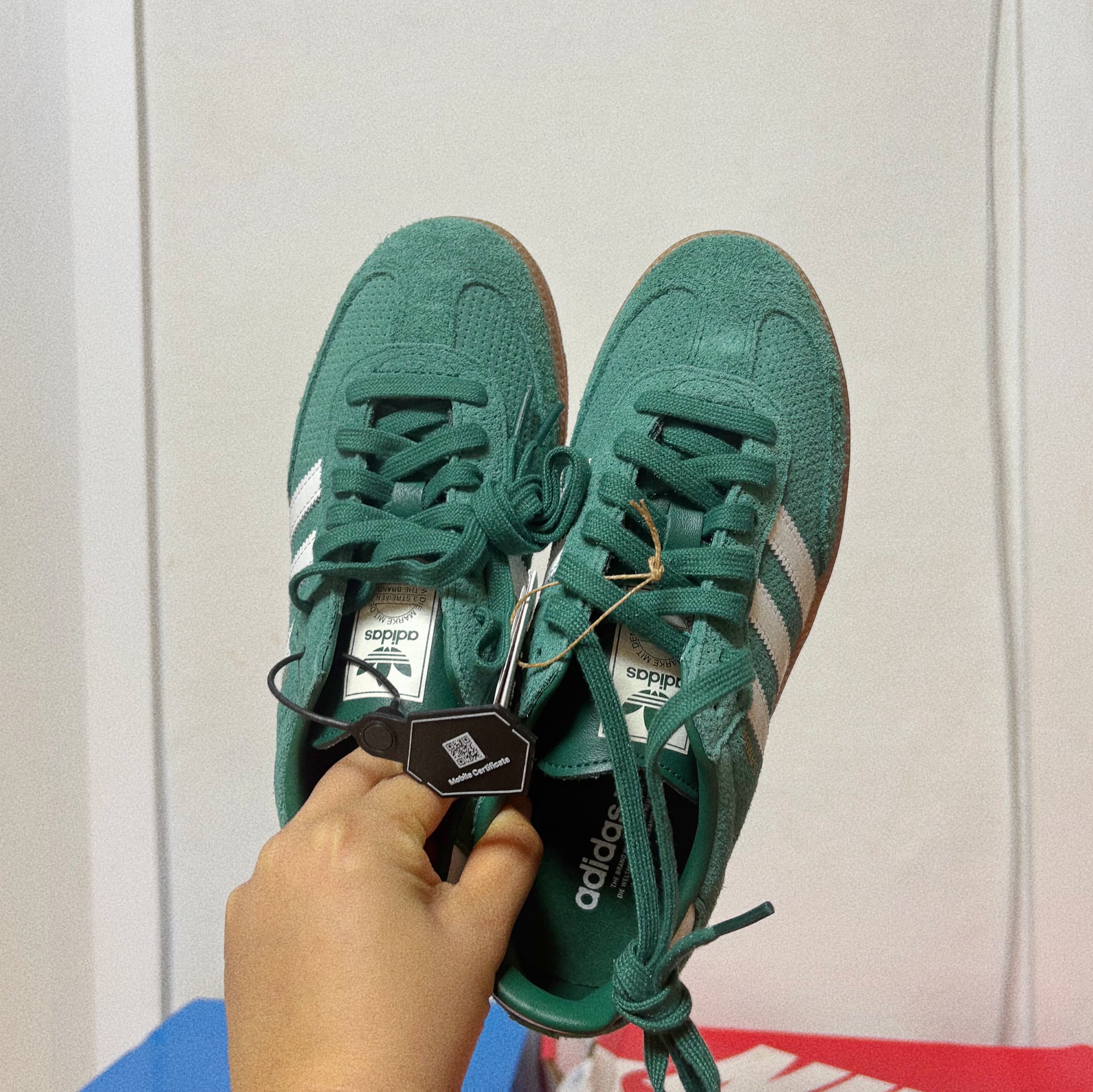 Adidas Samba OG Collegiate Green 착용 스타일