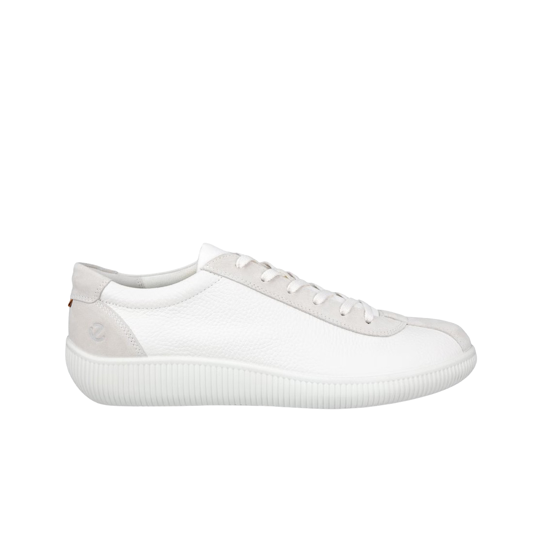537754-52292 Ecco Soft Zero Leather Trainer White