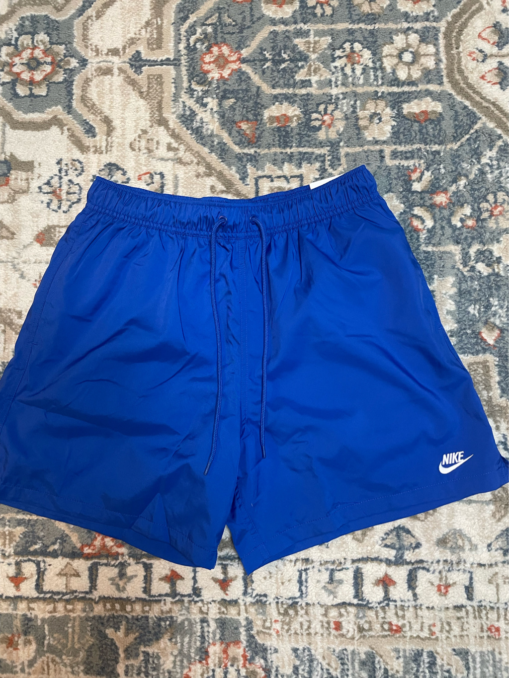 Nike Club Woven Flow Shorts Game Royal - Asia 착용 스타일 - 1