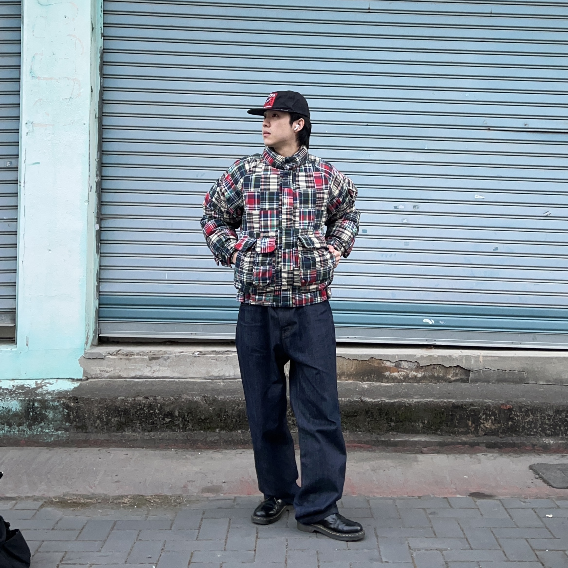 Dr. Martens 1461 Smooth Black 착용 스타일 - 2