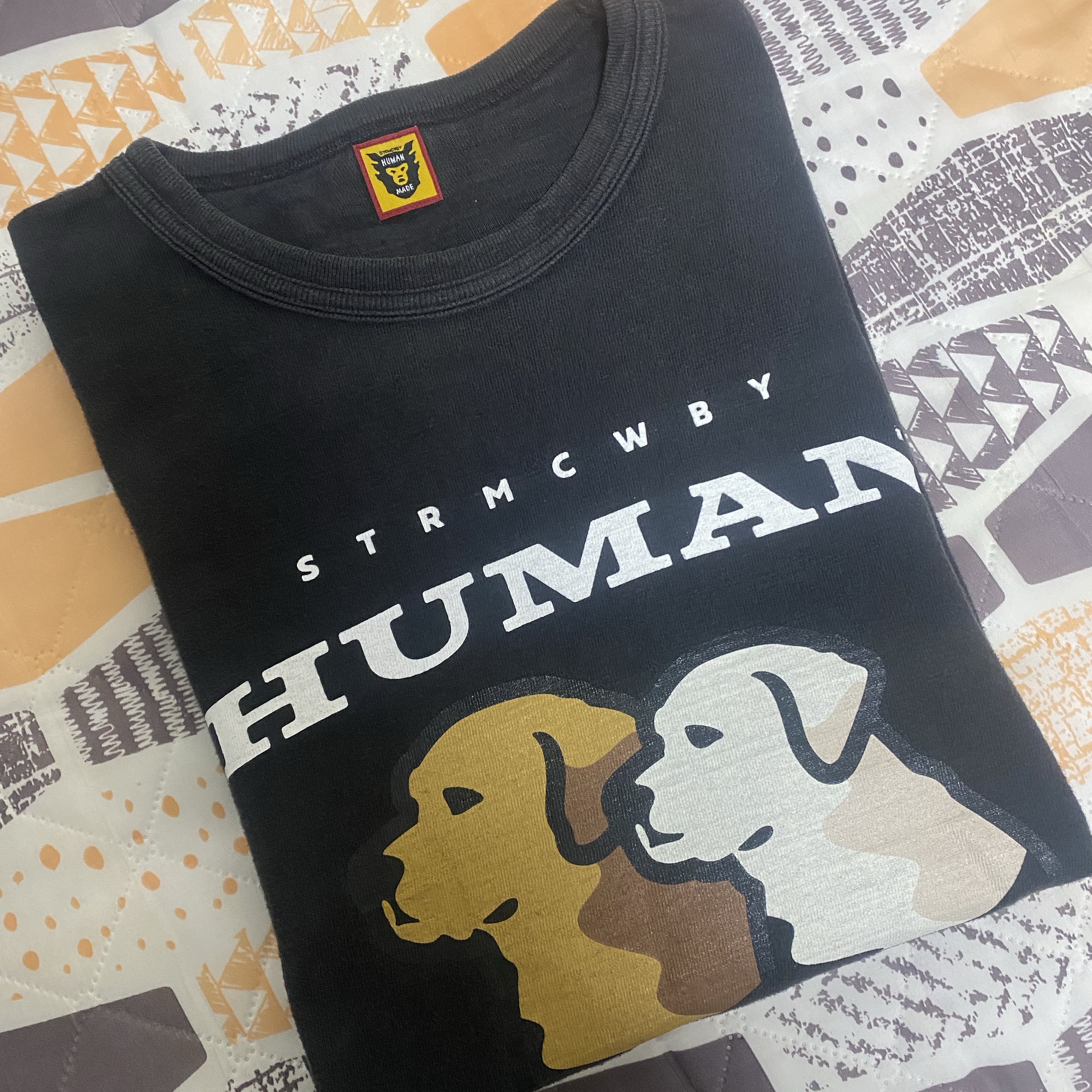 Human Made Graphic T-Shirt #12 Black 착용 스타일