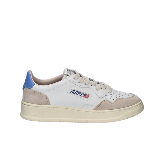 (W) Autry Medalist Low Suede Sneakers White Vista