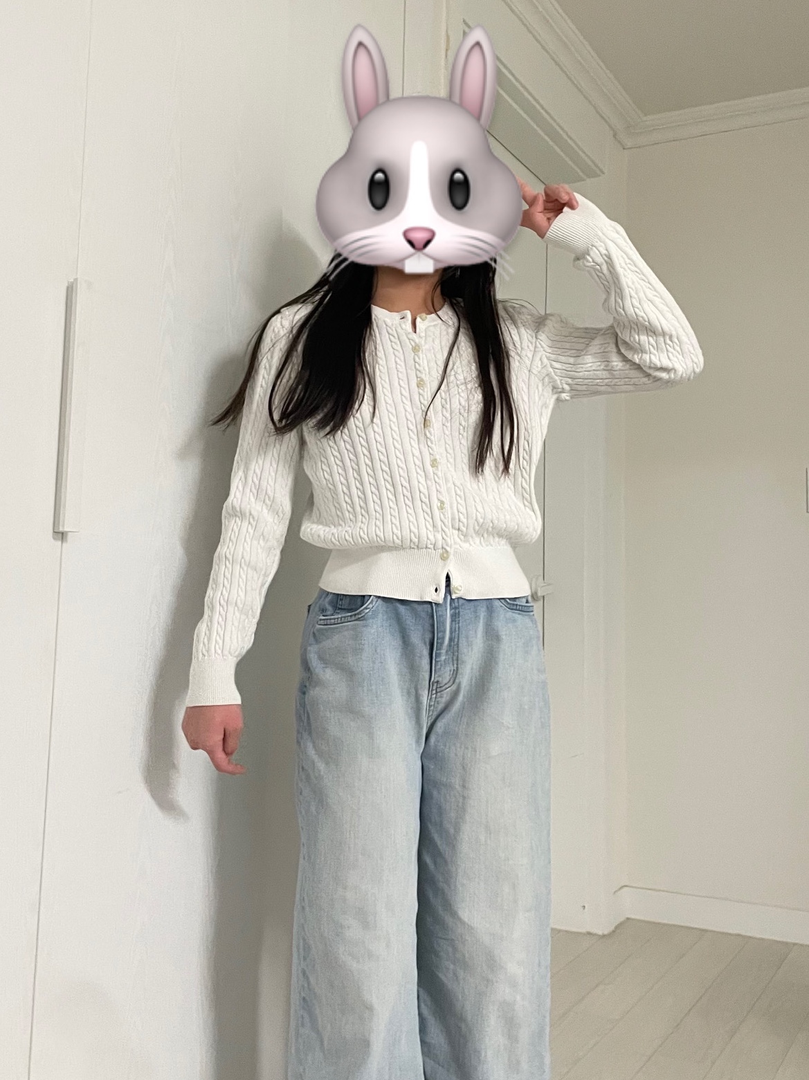 [30% 적립] Polo Ralph Lauren Children Mini Cable Cotton Cardigan Warm White, (W) Nike Cortez Sail Cacao Wow 착용 스타일 - 2