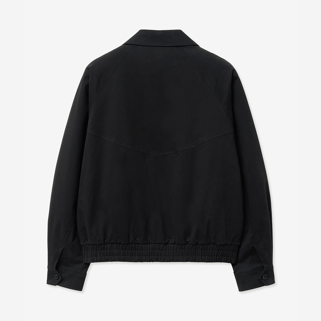 티엔지티 블랙 세미 오버핏 워시드 코튼 블루종(TNGT Semi Over-fit Washed Cotton Blouson Black) - 2