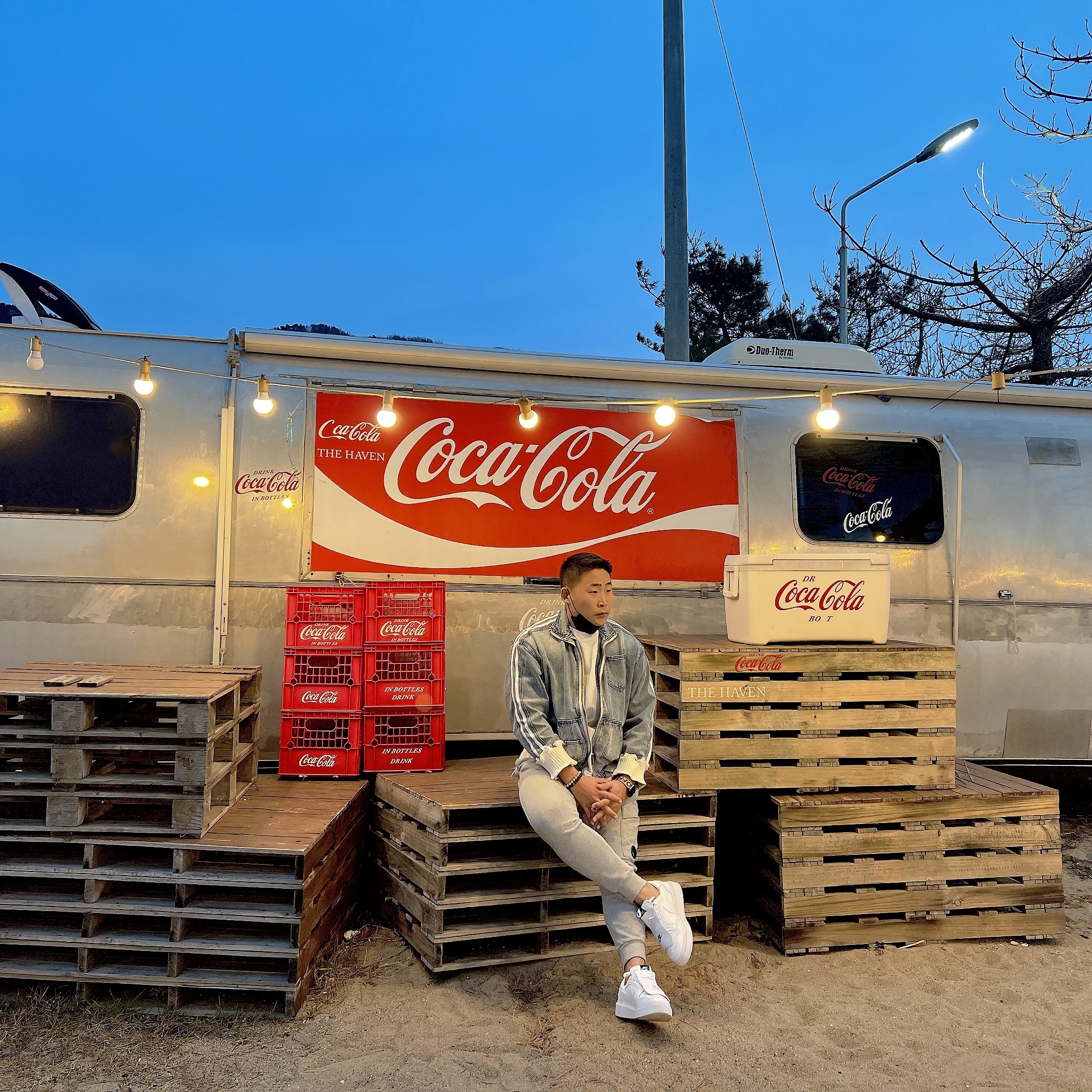 Nike x Peaceminusone Kwondo1 White, C.P. Company Fustagno Pants Metal Grey - 22FW 착용 스타일