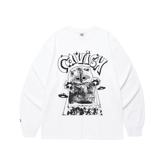 CV2EFUT551AWH CAVISH Invader LS T-Shirt White