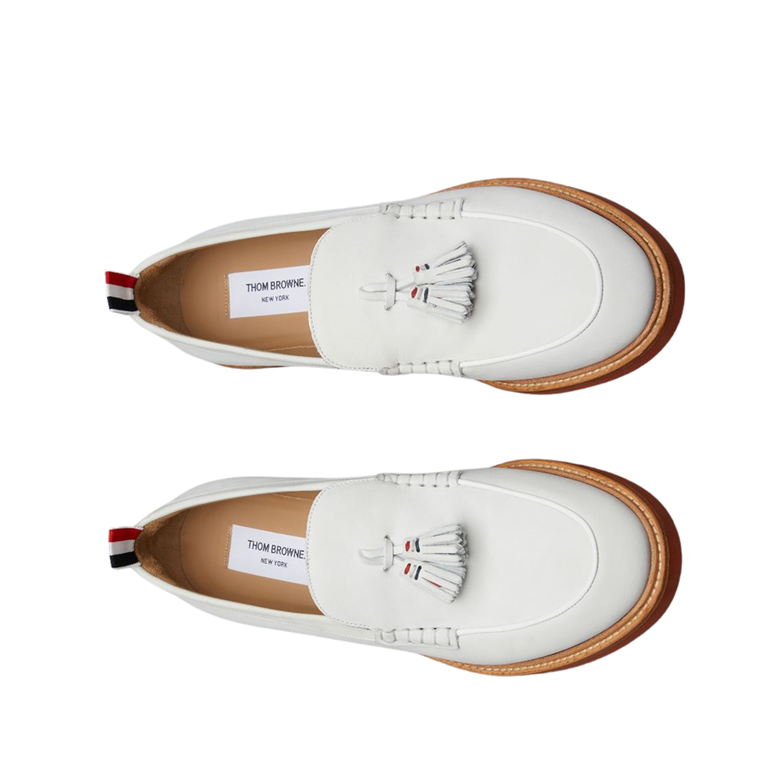 톰브라운 스웨이드 태슬 로퍼 화이트(Thom Browne Suede Tassel Loafer White) - 2