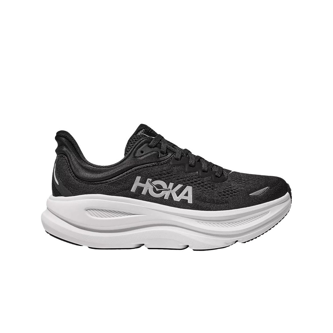 호카 본디 9 블랙 화이트 - 와이드(Hoka Bondi 9 Black White - Wide)
