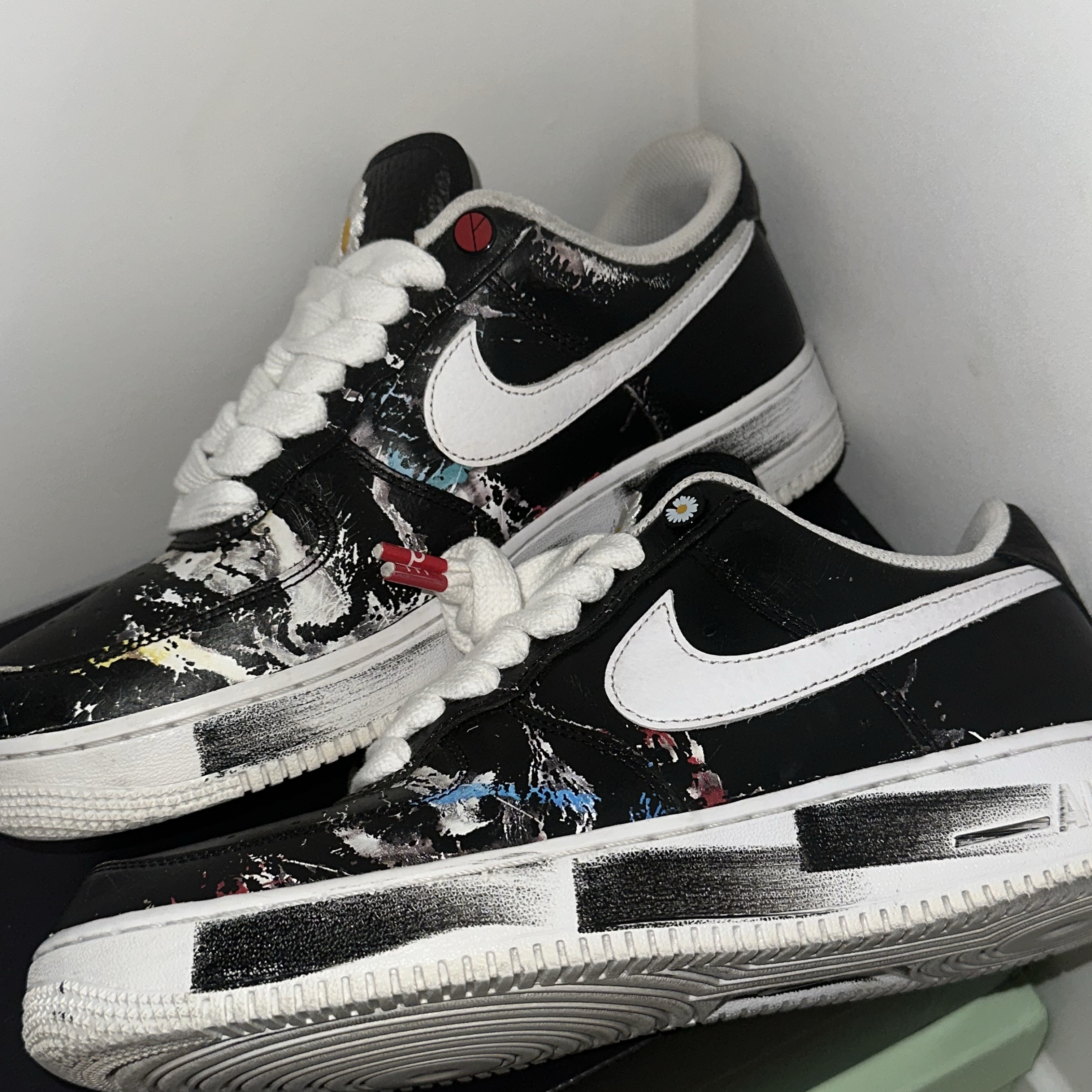 Nike x Peaceminusone Air Force 1 Low Para-Noise 착용 스타일