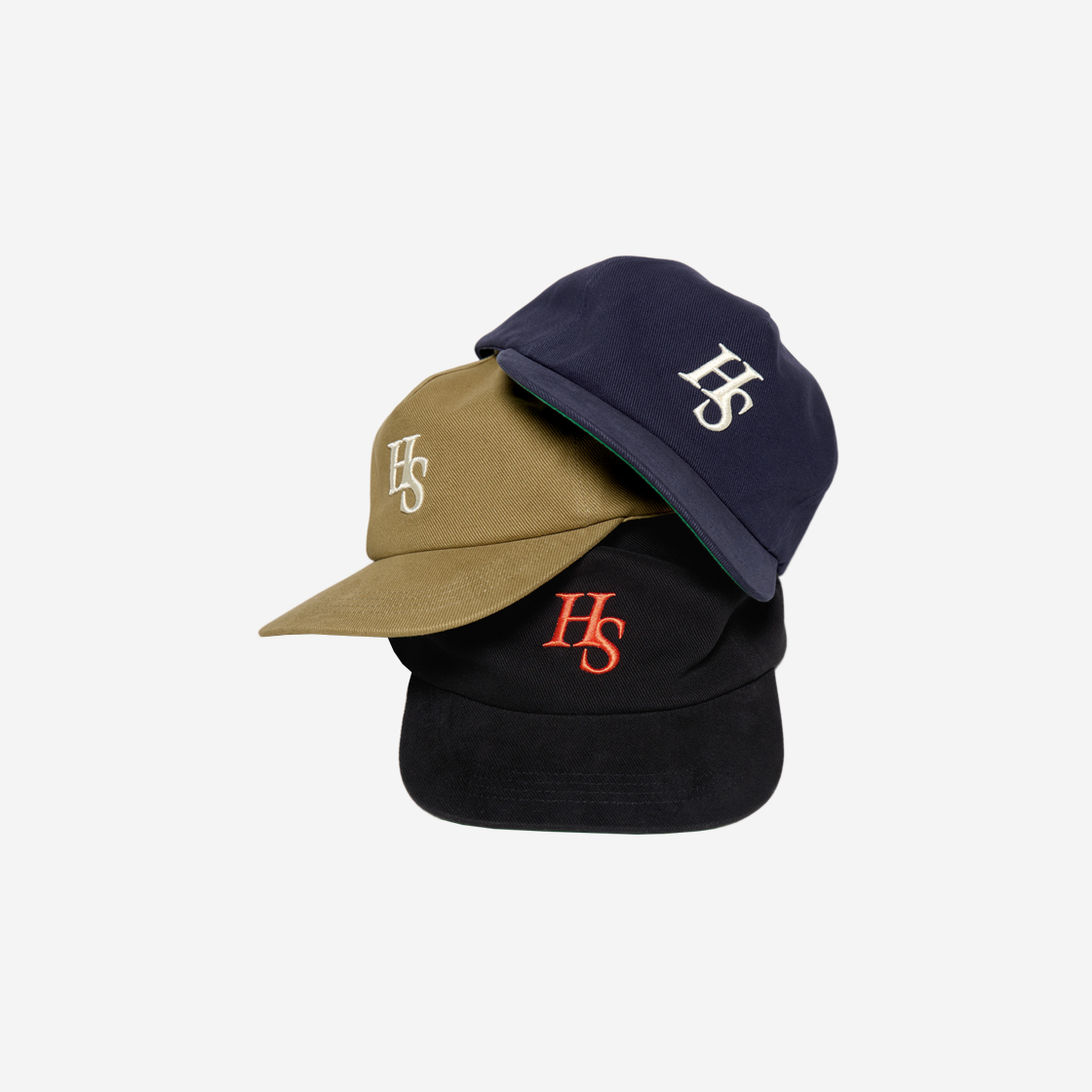 헬로선라이즈 HS 로고 릴랙스 핏 5패널 캡 네이비(Hello Sunrise HS Logo Relaxed Fit 5panel Cap Navy) - 4
