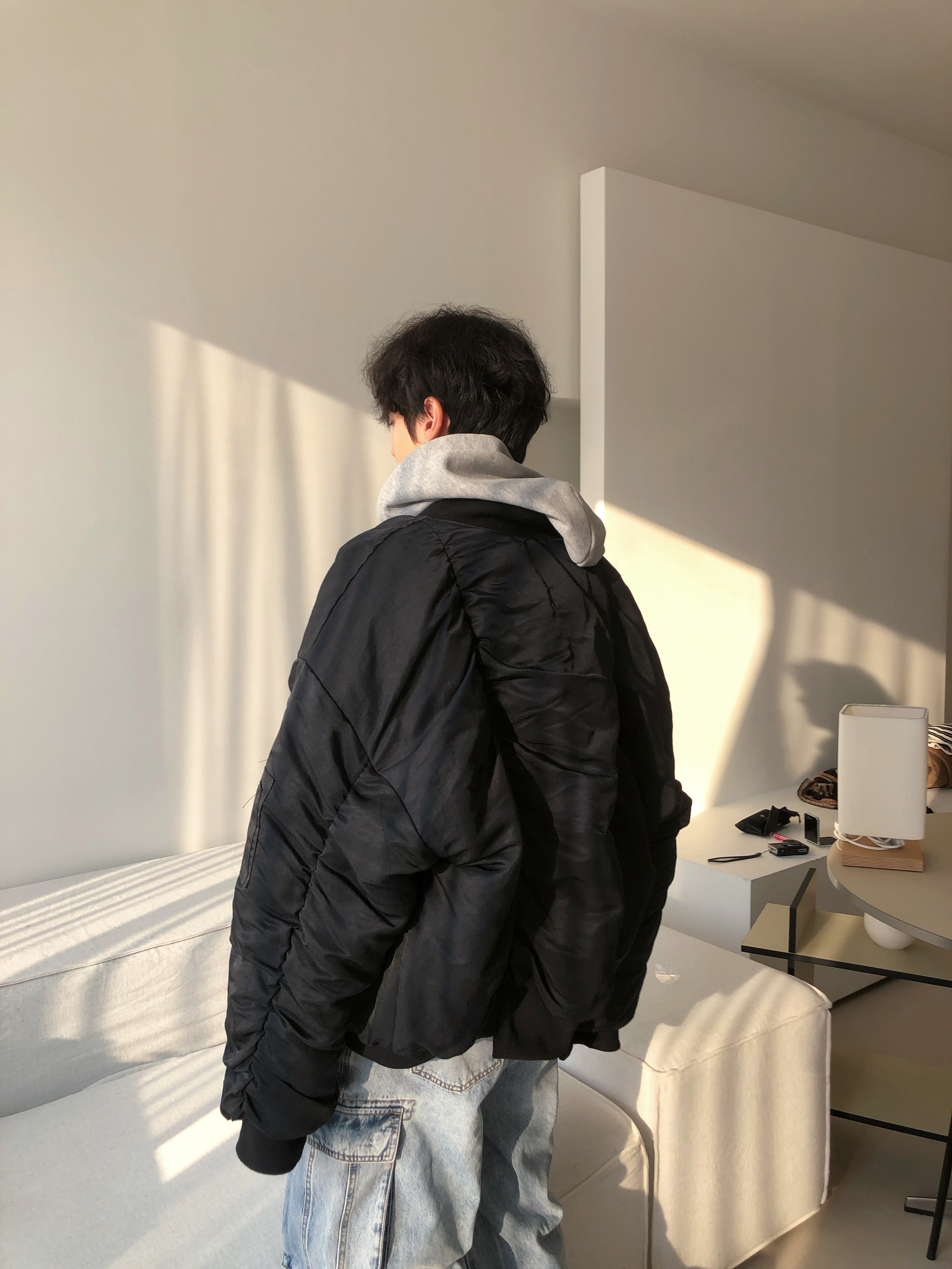 Balenciaga 3XL Sneakers Light Beige, Human Made Military Card Case Black 착용 스타일 - 3