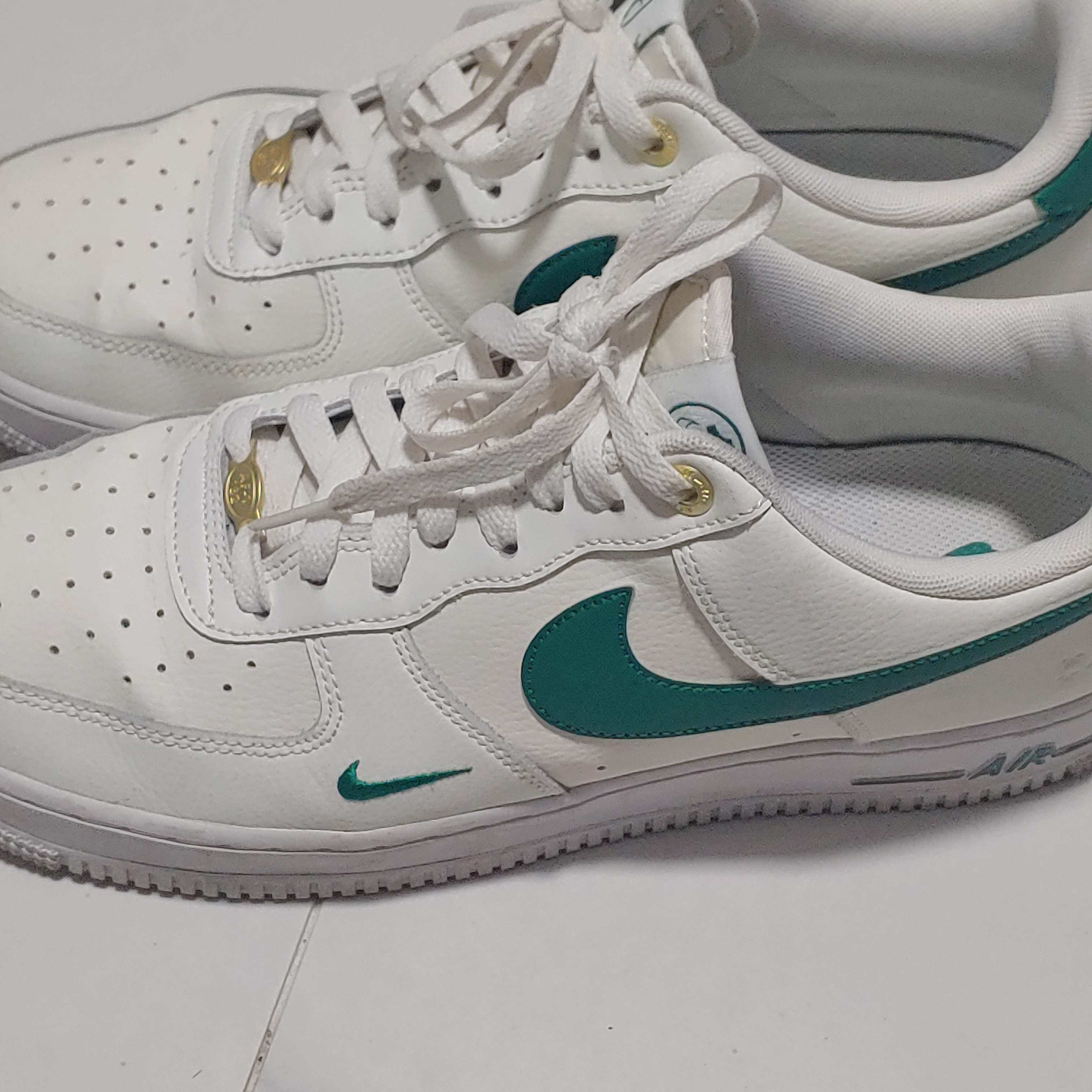 Nike Air Force 1 '07 LV8 40th Anniversary Join Forces Sail Malachite 착용 스타일