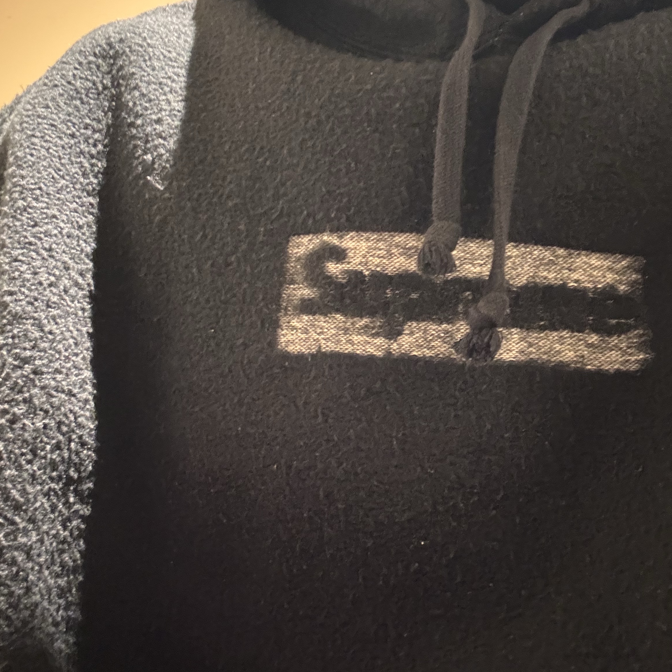 Supreme Inside Out Box Logo Hooded Sweatshirt Black - 23SS 착용 스타일