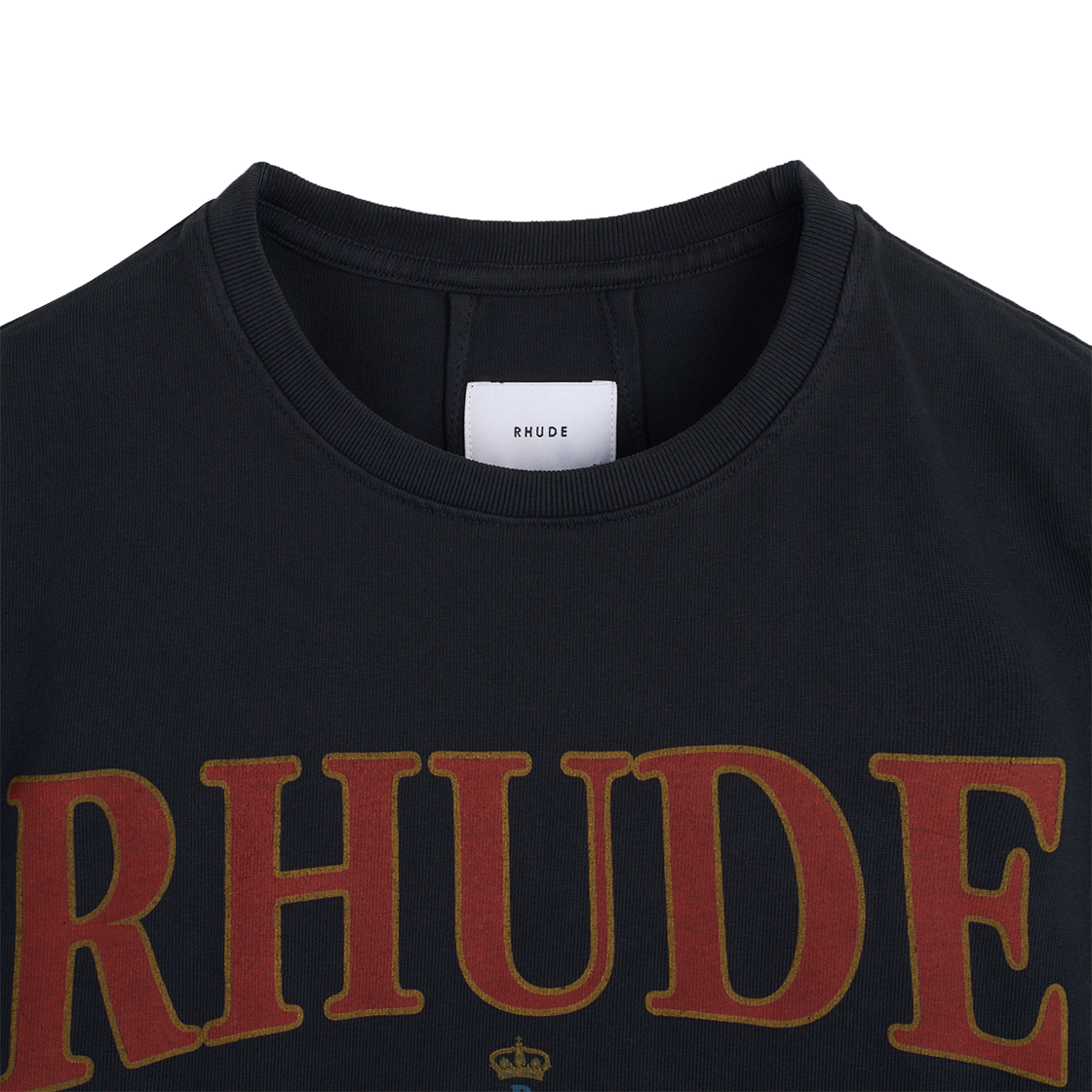 루드 베이 오브 엔젤스 요트 티 빈티지 블랙 - 25SS(Rhude Bay Of Angels Yacht Tee Vintage Black - 25SS) - 3