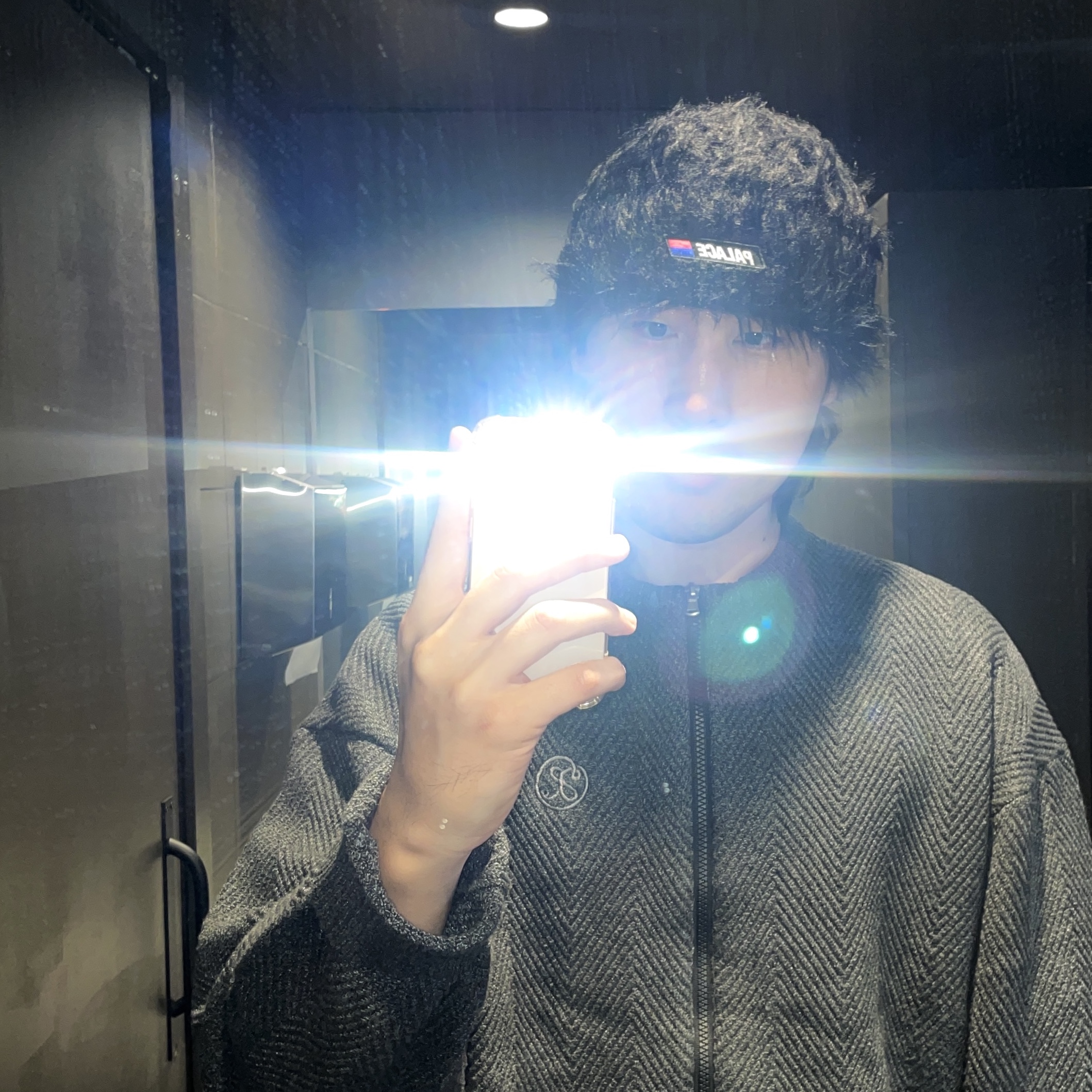 Palace Yeti Beanie Black - 24FW 착용 스타일