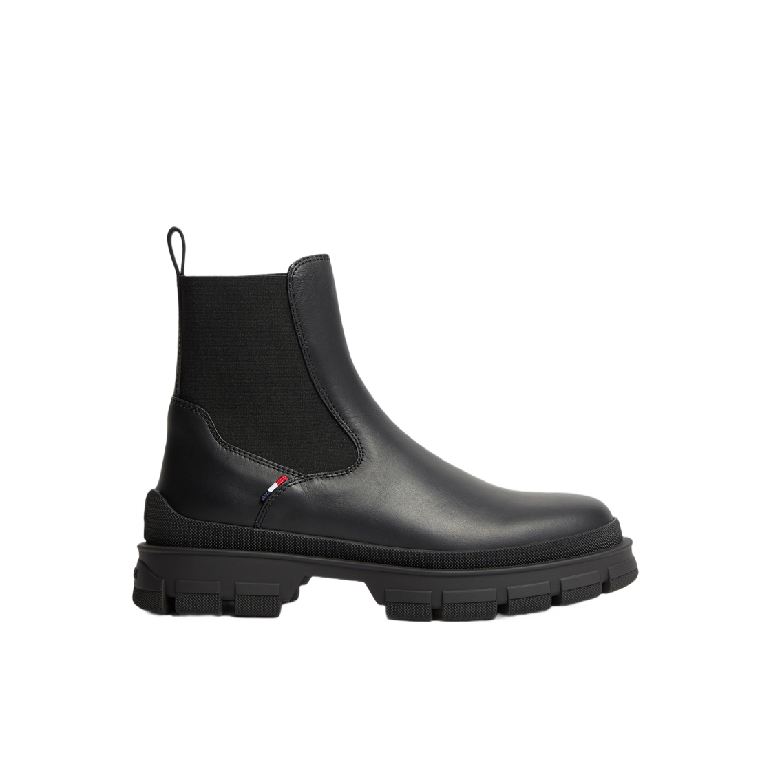 몽클레어 헤비아 첼시 레더 부츠 블랙 - 24FW(Moncler Hevea Chelsea Leather Boots Black - 24FW) - 1