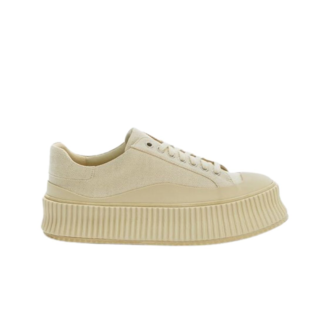 (W) 질 샌더 로우탑 스니커즈 내츄럴((W) Jil Sander Low-Top Sneakers Natural)