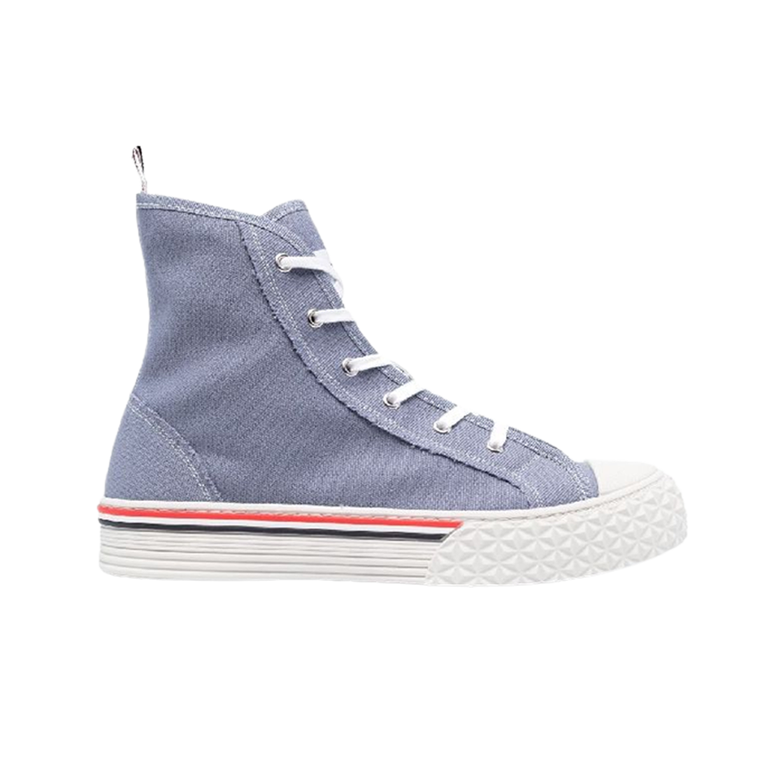 톰브라운 RWB 컬리지에이트 하이탑 스니커즈 블루(Thom Browne RWB Collegiate High Top Sneakers Blue) - 1