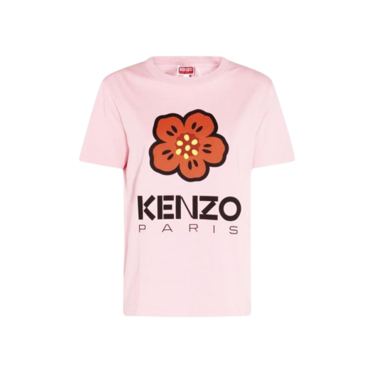 (W) Kenzo Boke Flower Loose T-Shirt Faded Pink