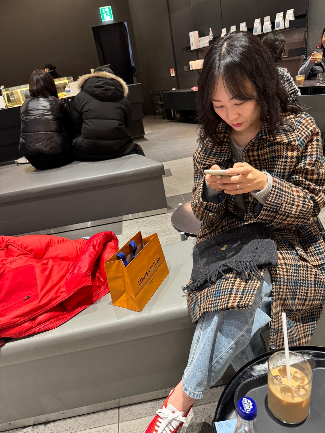 Nike x Drake Nocta Sunset Puffer Jacket Red, (W) Nike LD-1000 University Red and Metallic Silver 착용 스타일 - 4