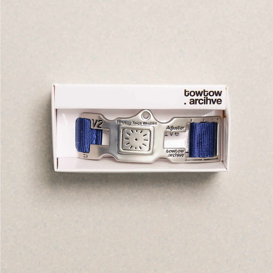 토우토우아카이브 타임리스 트위스트 위슬릿 오가닉리듬 (SQ) 실버(TOWTOW.ARCHIVE Timeless Twist Wristlet Organic Rhythms (SQ) Silver) - 5