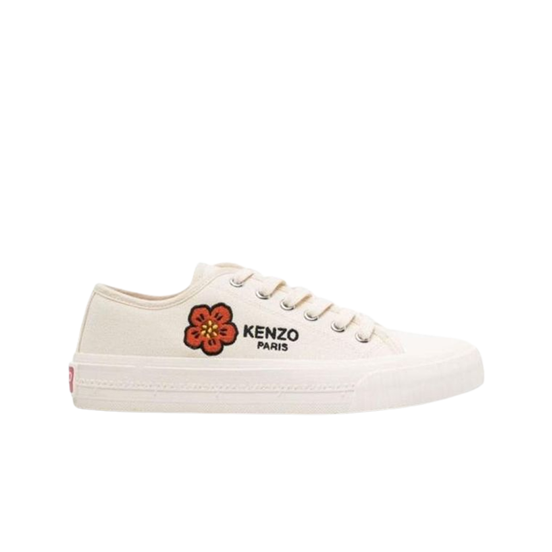(W) 겐조 폭시 캔버스 스니커즈 크림((W) Kenzo Foxy Canvas Sneakers Cream)
